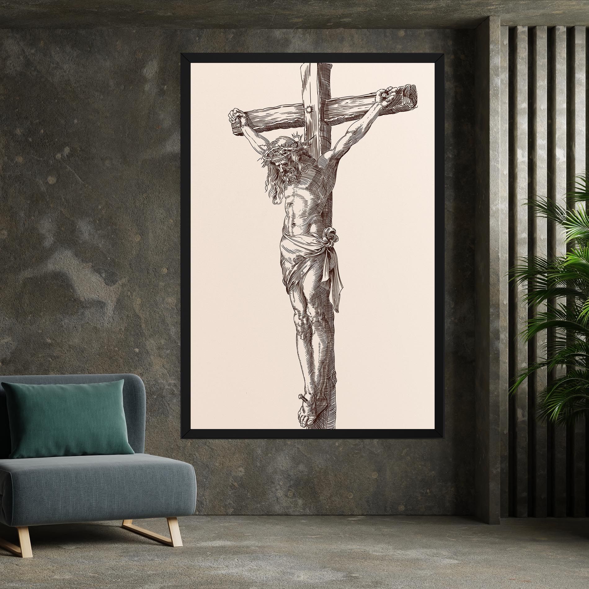 Brown Cross Jesus mockup 7