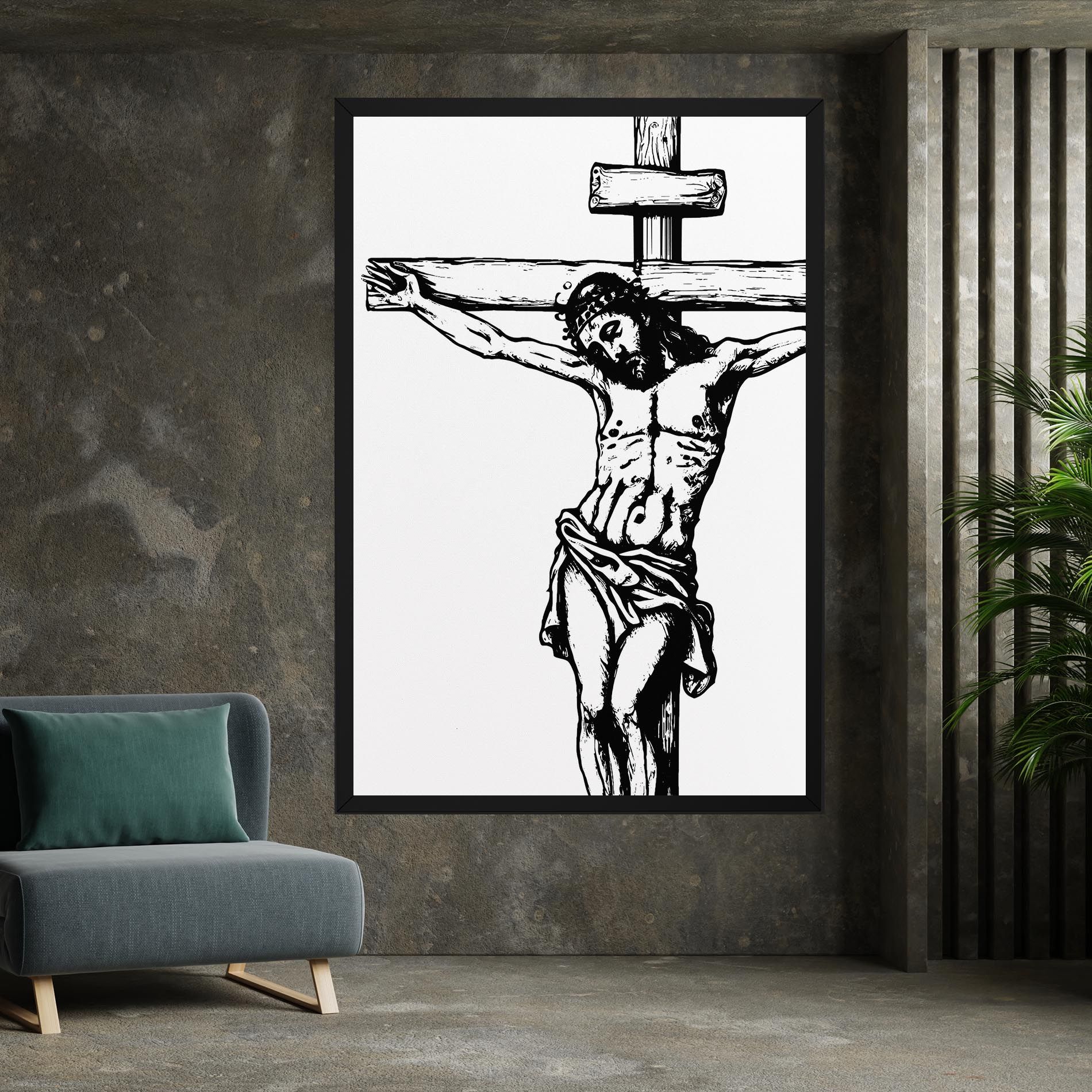 Jesus Black Line mockup 7
