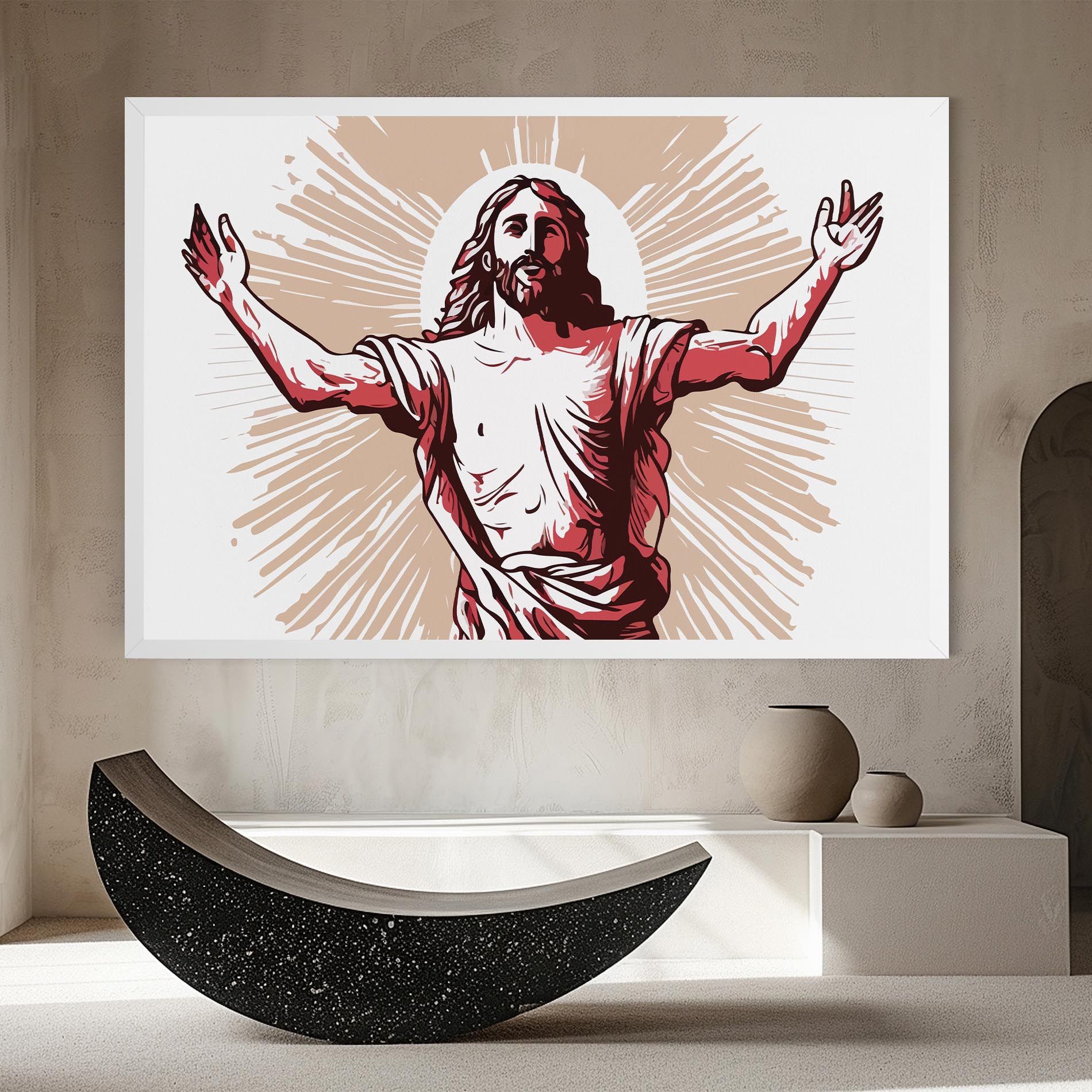Artistic Jesus mockup 8