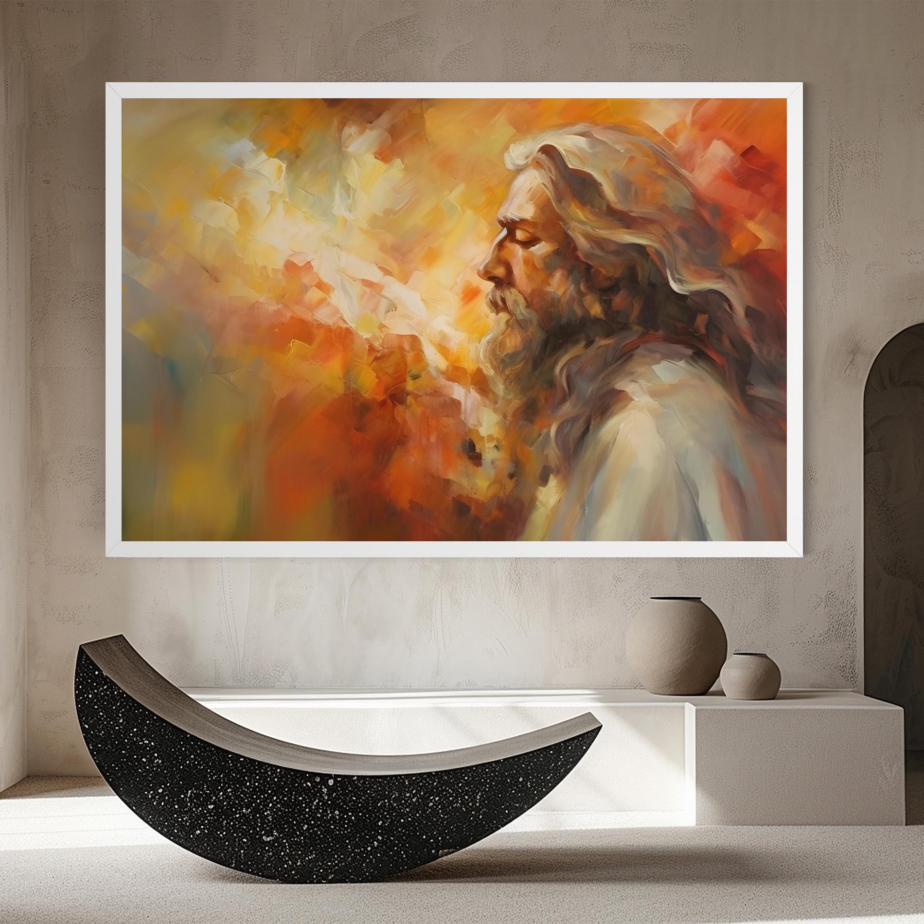 Tablou Canvas Christ Oil Painting mockup 8