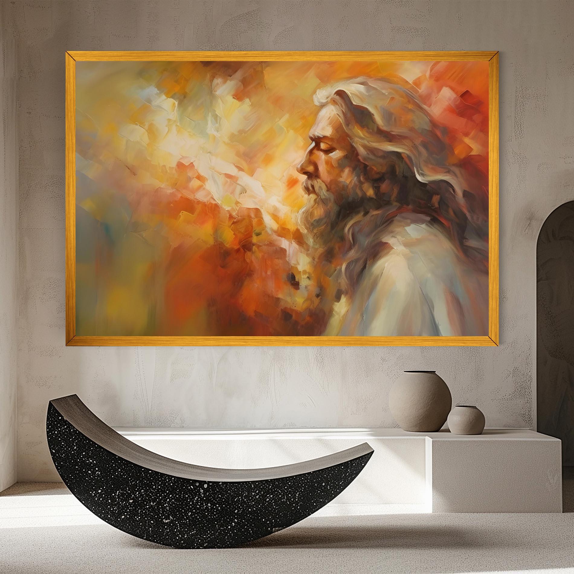 Tablou Canvas Christ Oil Painting mockup 8