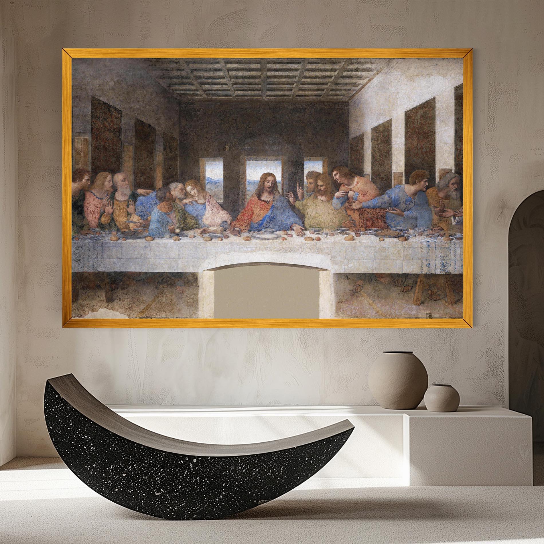 Tablou Canvas Jesus Eating mockup 8