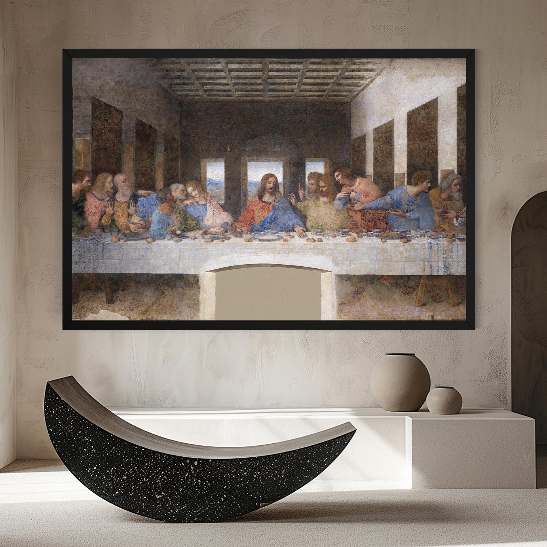 Tablou Canvas Jesus Eating mockup 8