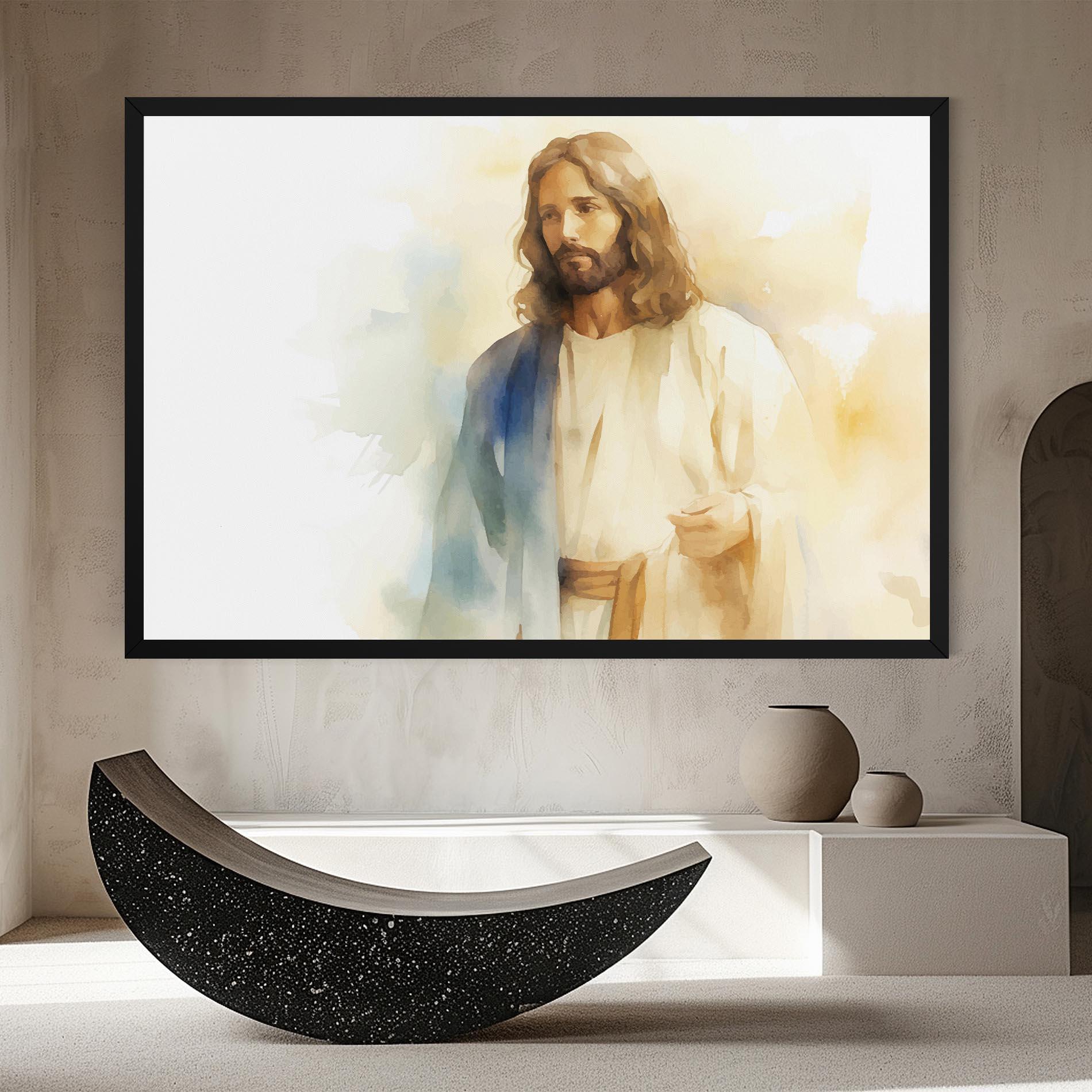 Tablou Canvas Jesus Light Art mockup 8