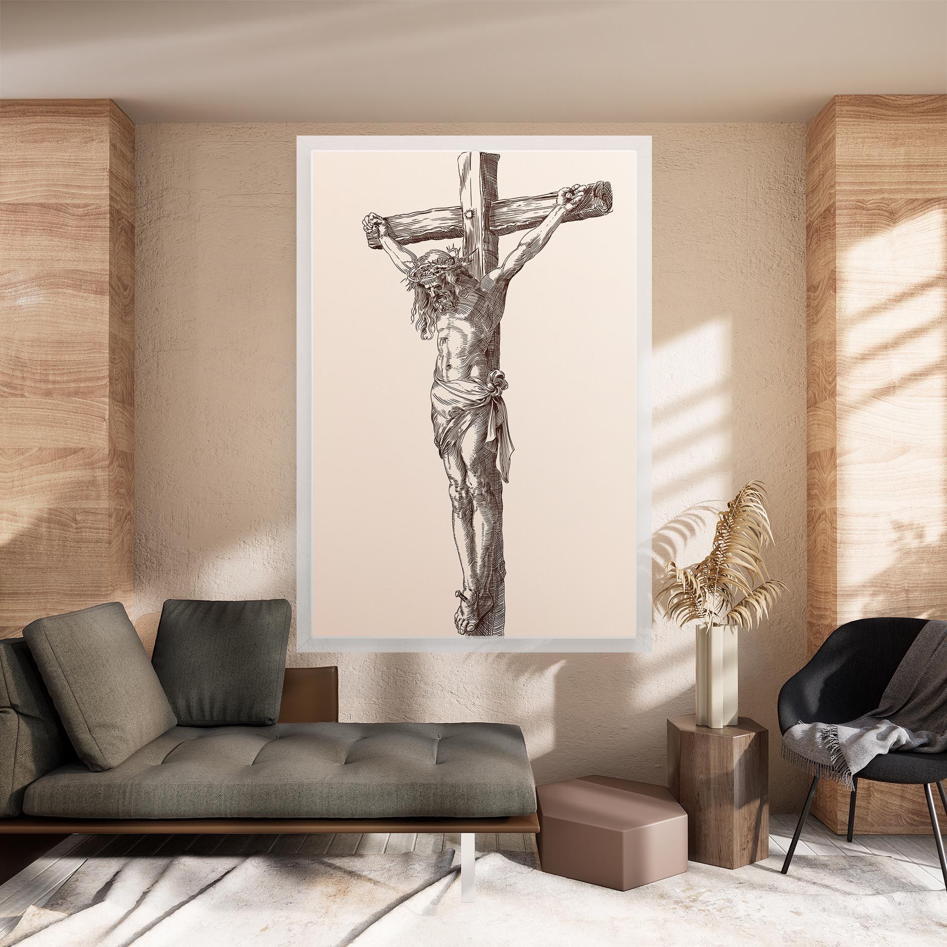 Brown Cross Jesus mockup 8