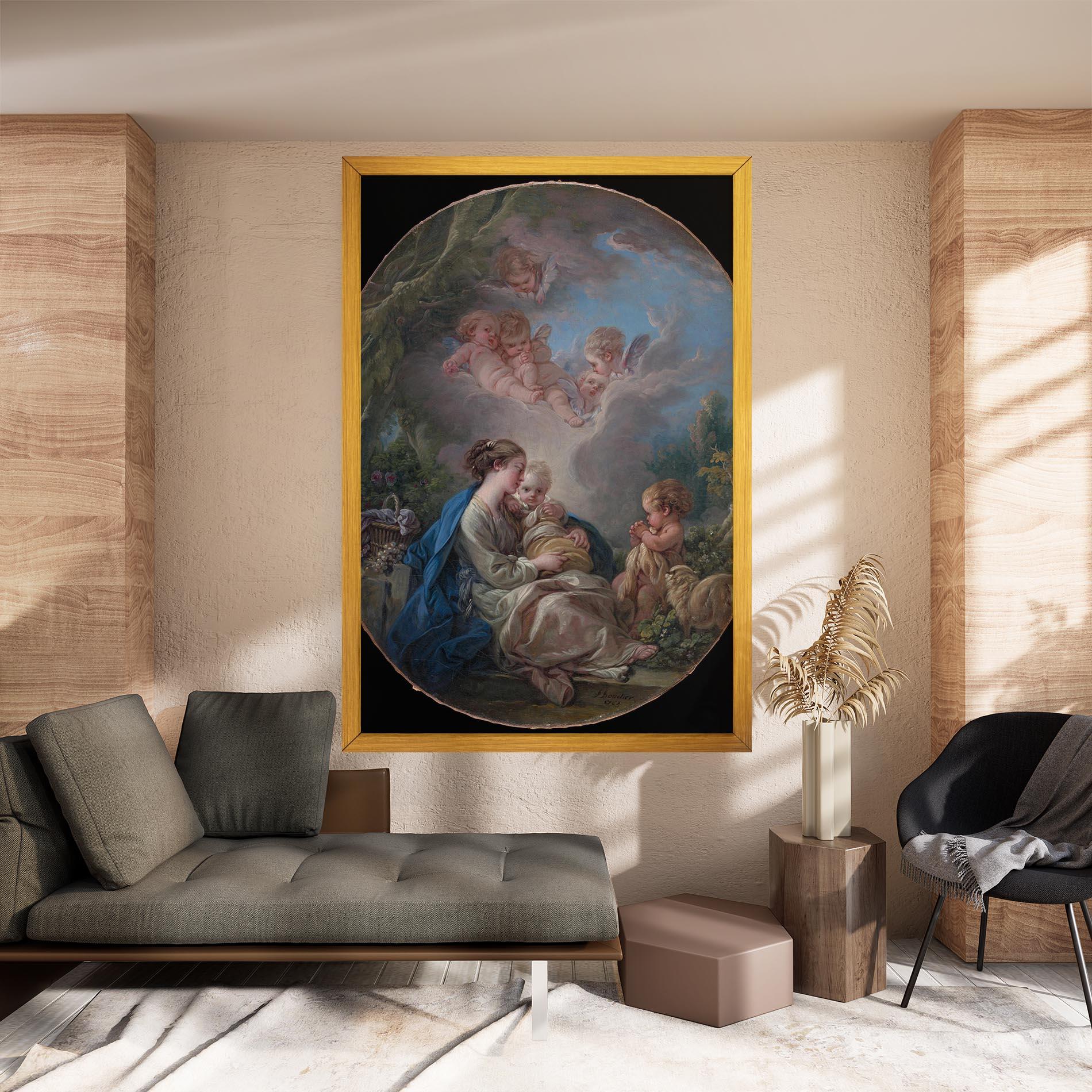 Tablou Canvas Religious Circle mockup 8