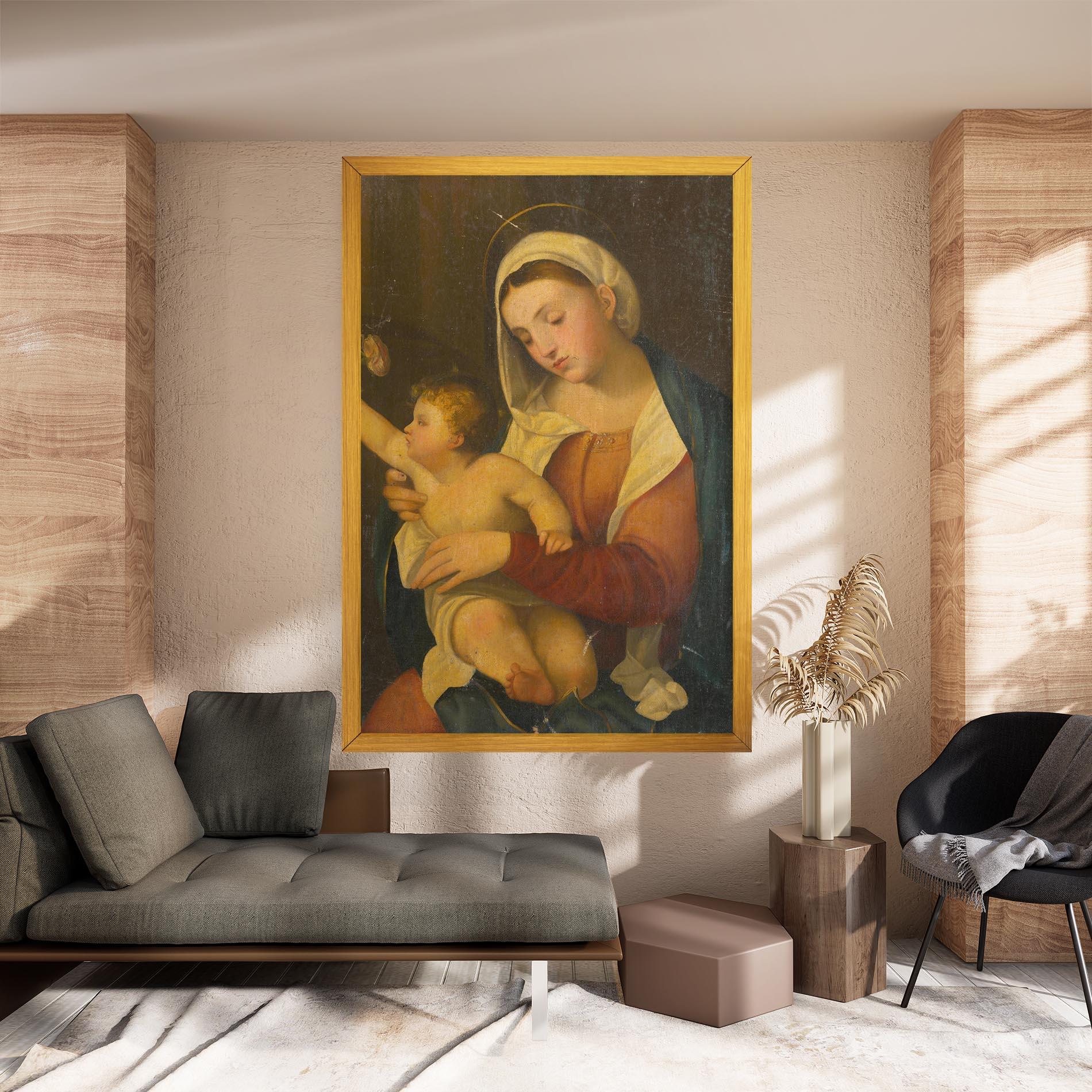 Tablou Canvas Yellow Light Baby mockup 8