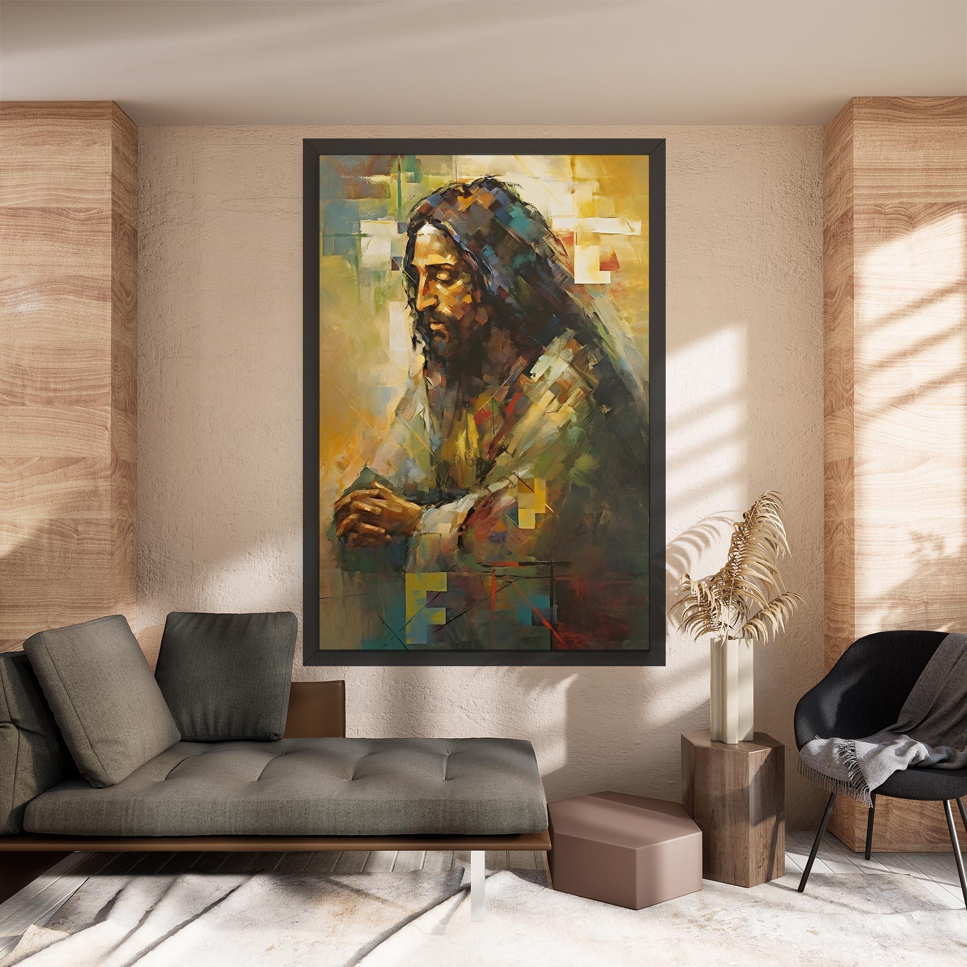 Tablou Canvas Christ Painting Art mockup 8