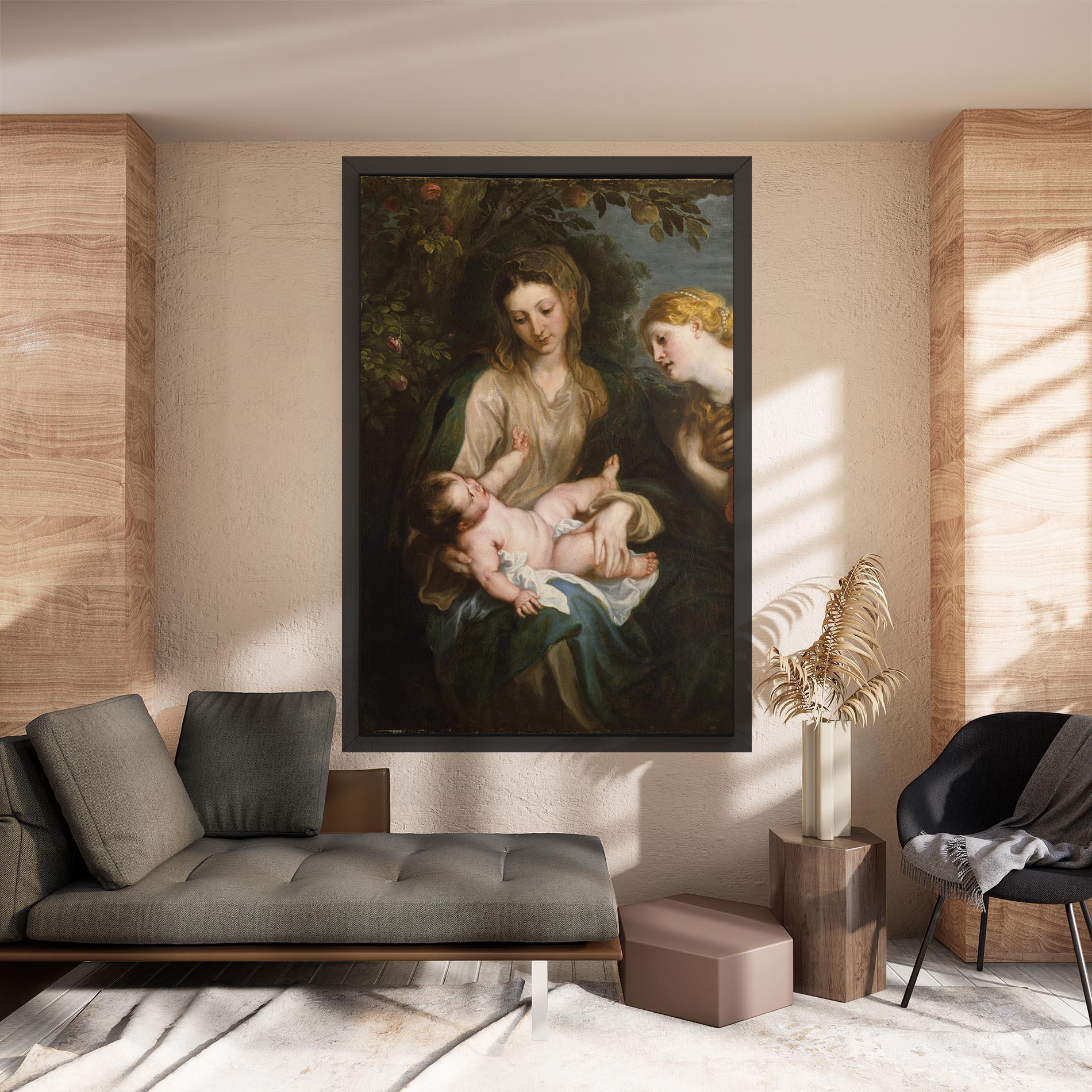 Tablou Canvas Looking At Baby mockup 8