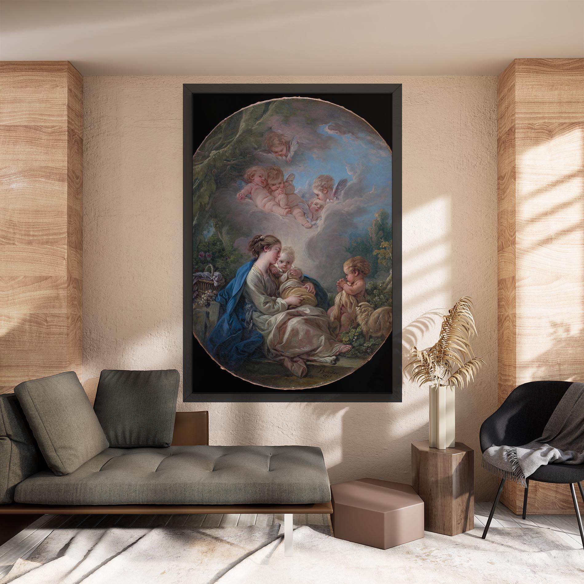 Tablou Canvas Religious Circle mockup 8