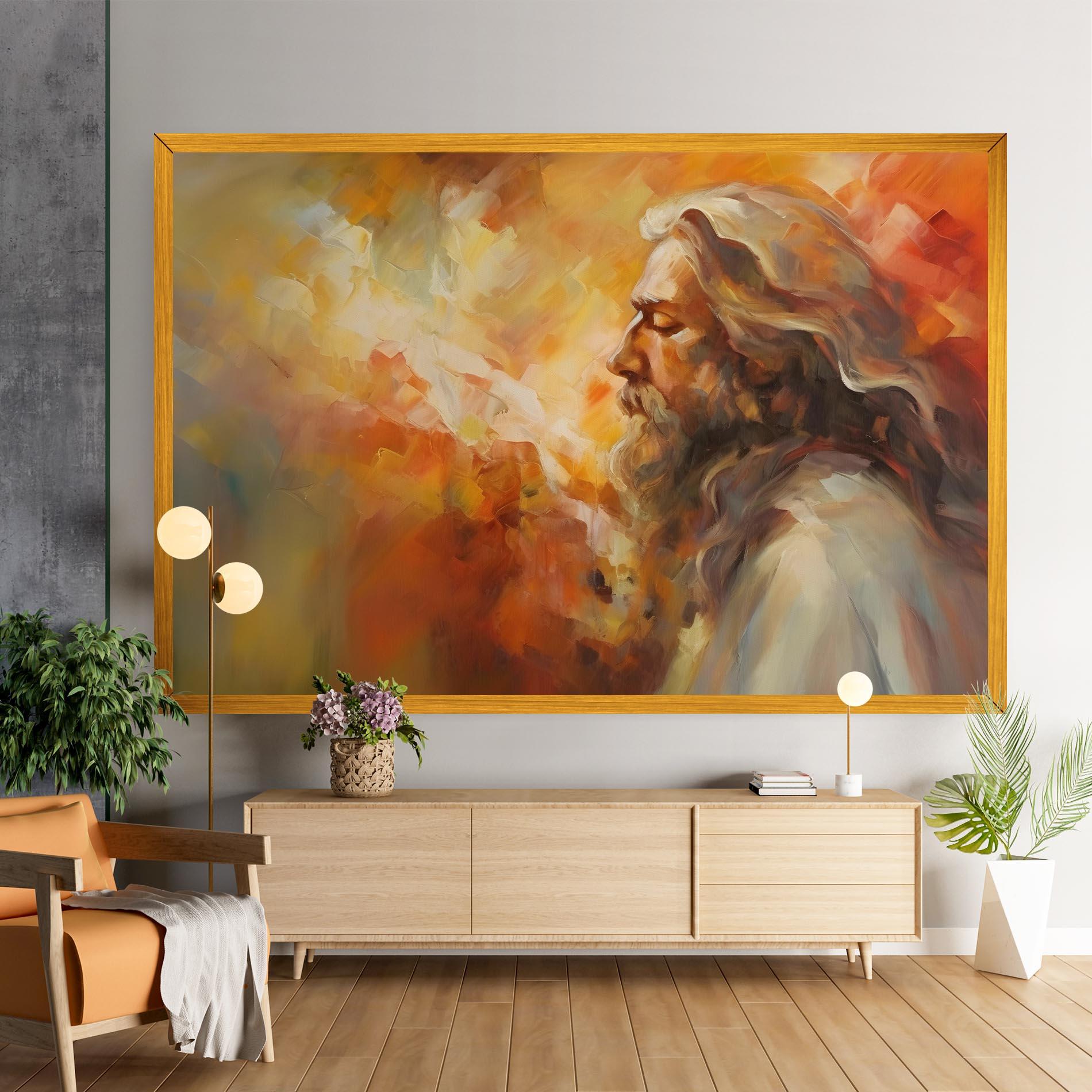 Tablou Canvas Christ Oil Painting mockup 9