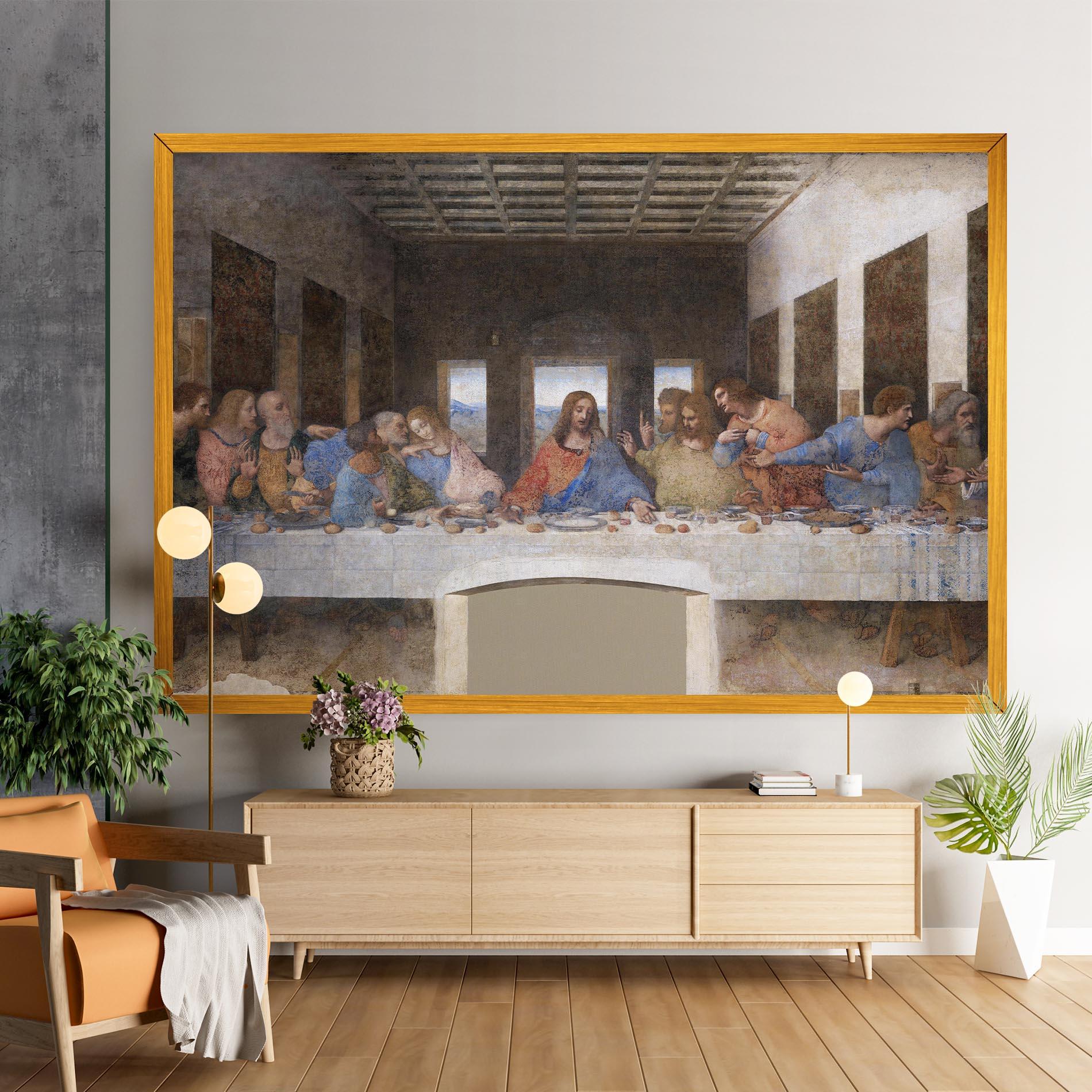 Tablou Canvas Jesus Eating mockup 9