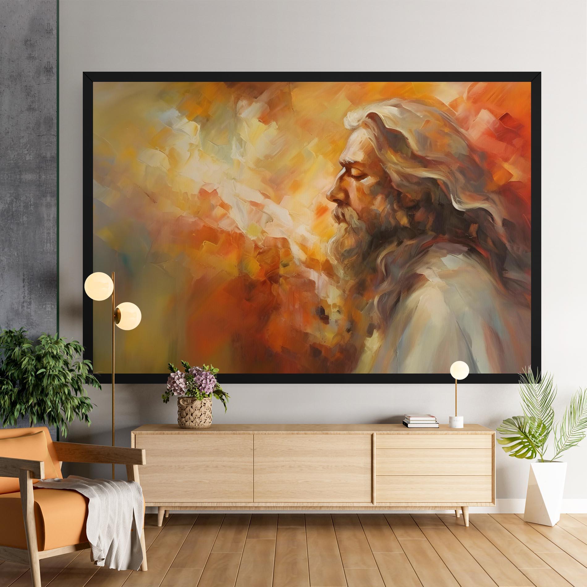 Tablou Canvas Christ Oil Painting mockup 9