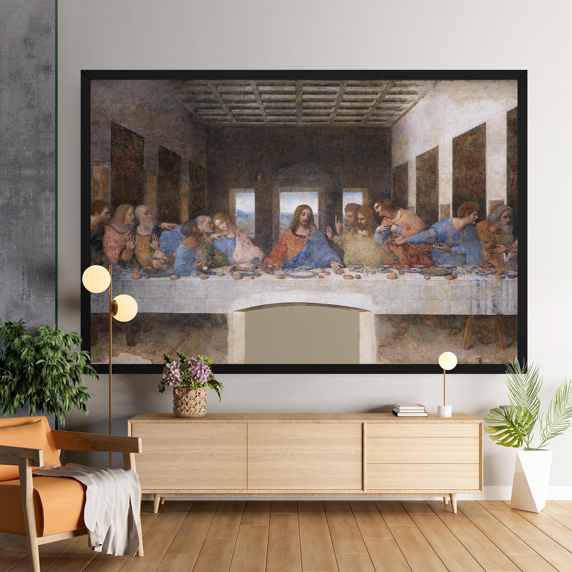 Tablou Canvas Jesus Eating mockup 9