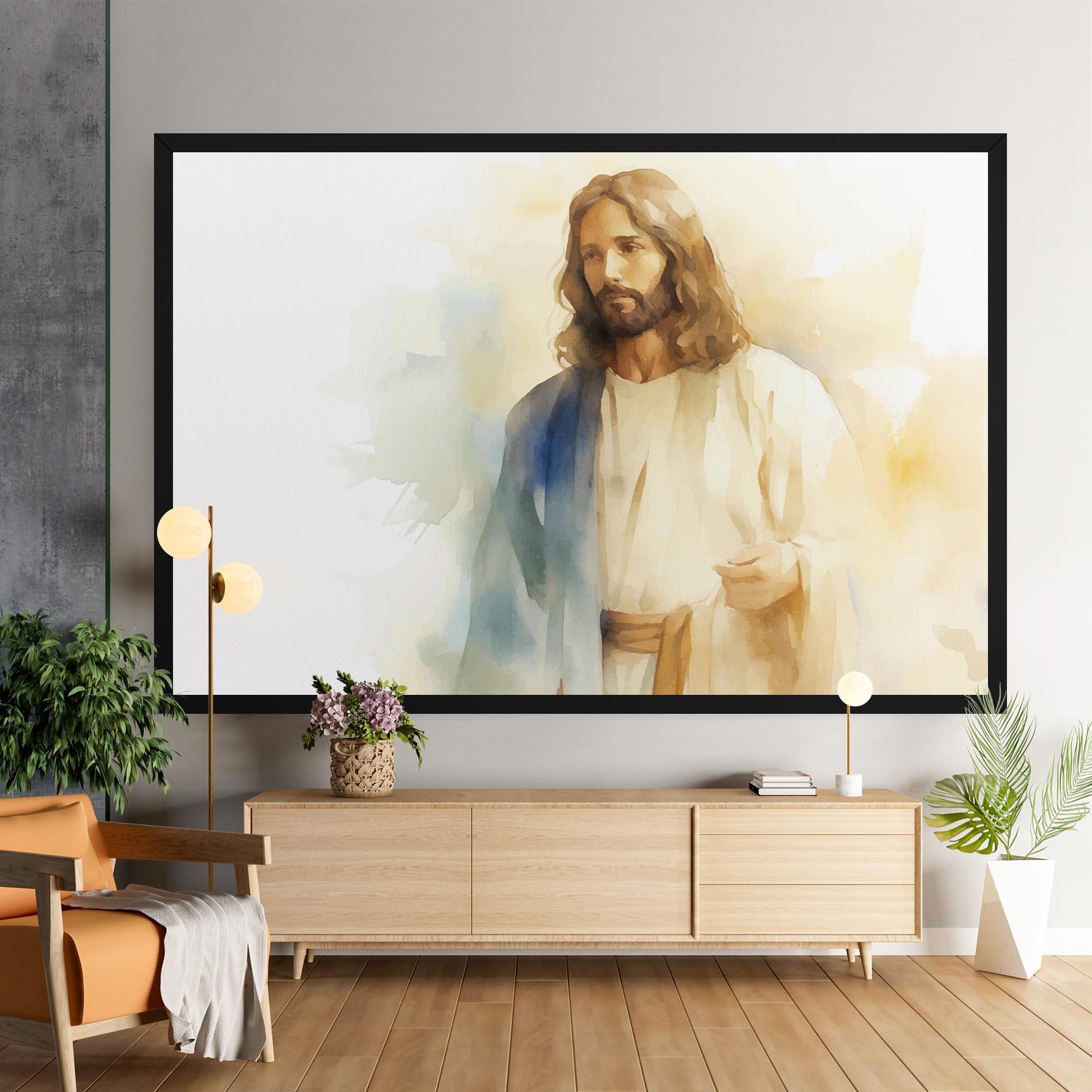 Tablou Canvas Jesus Light Art mockup 9