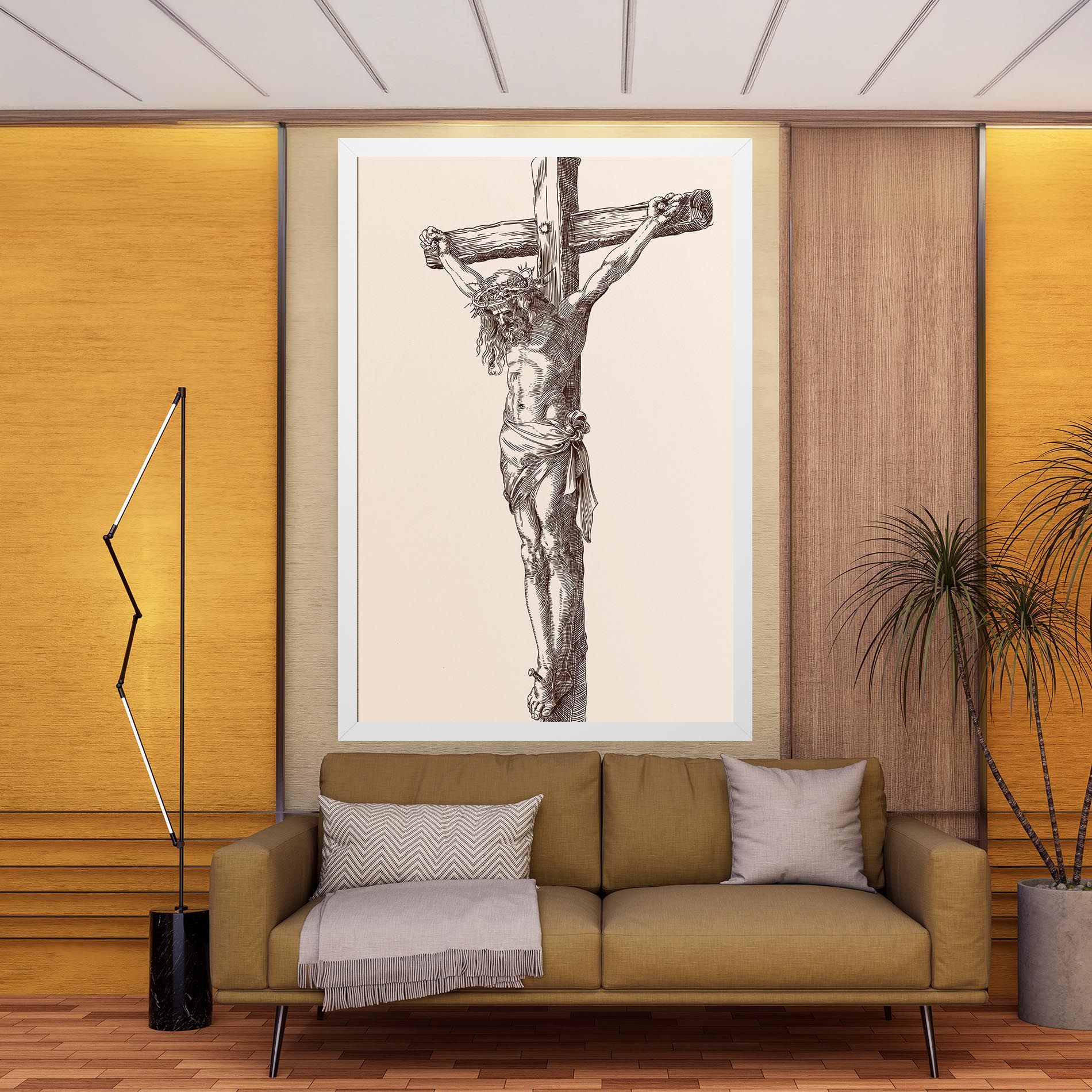 Brown Cross Jesus mockup 9
