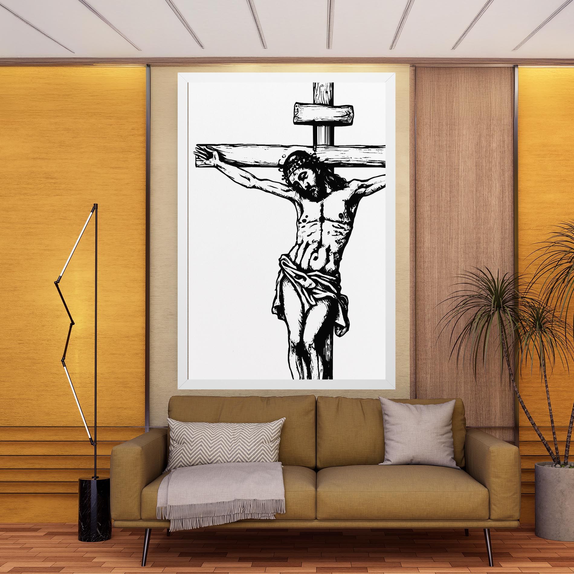 Jesus Black Line mockup 9