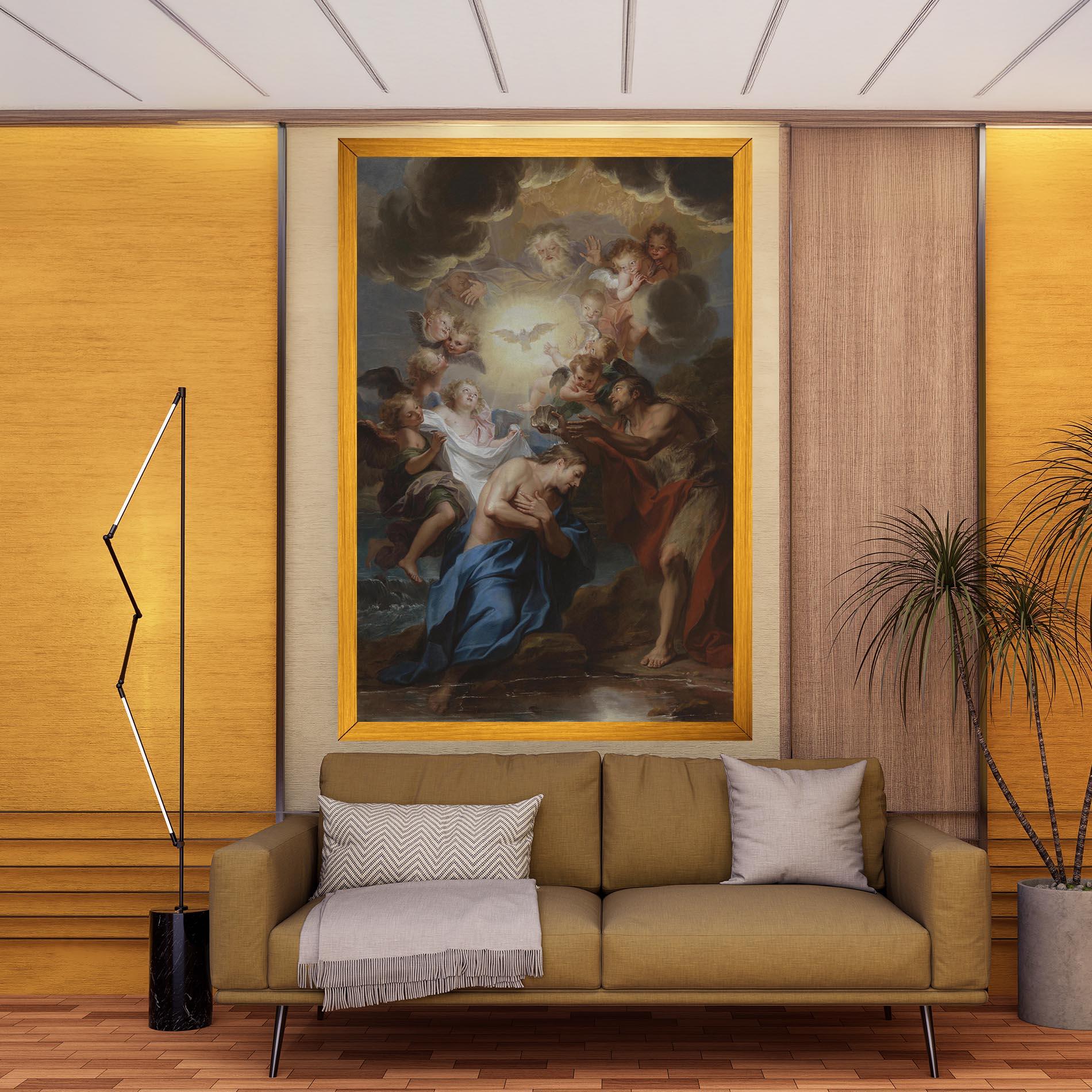 Tablou Canvas Divine Yellow Light mockup 9