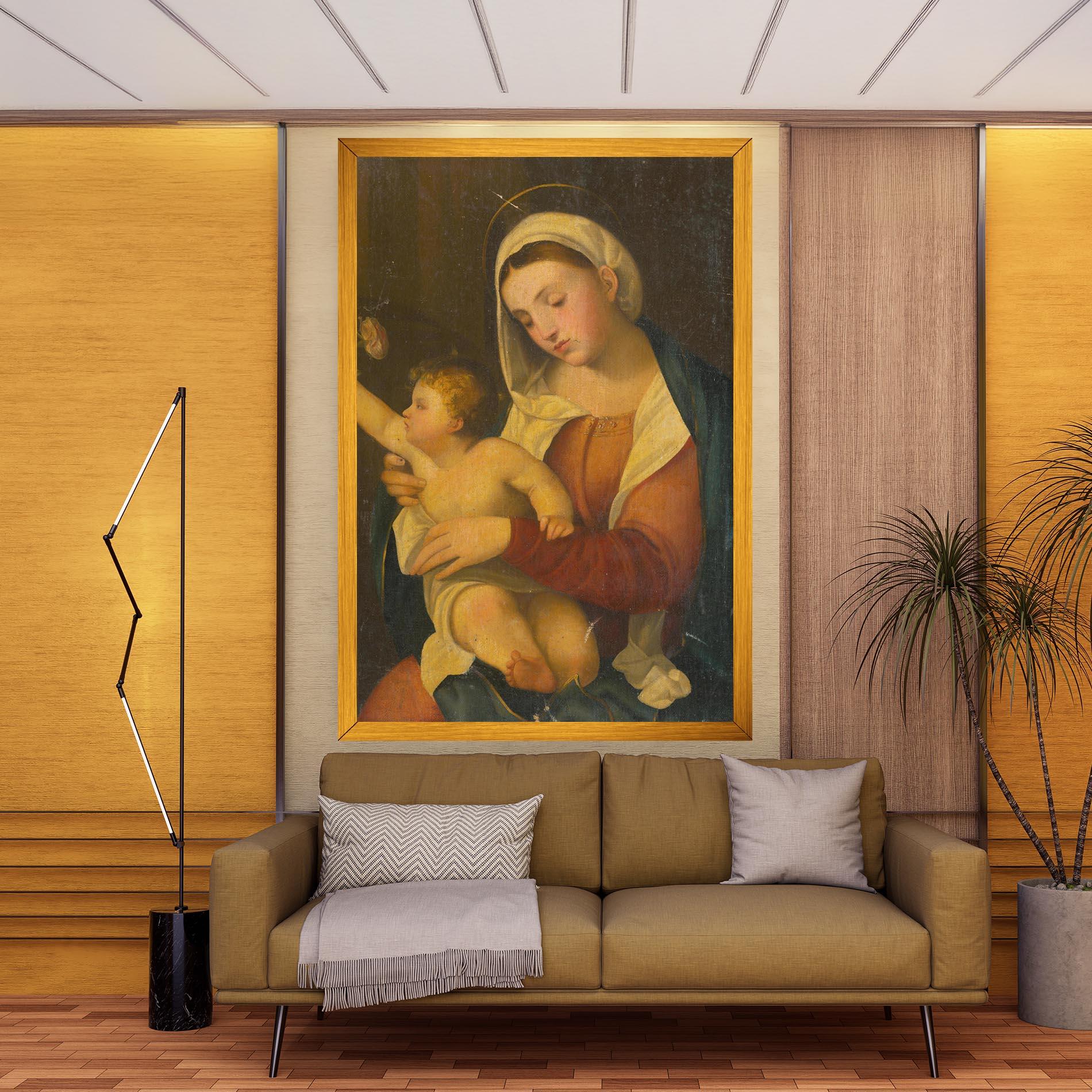 Tablou Canvas Yellow Light Baby mockup 9