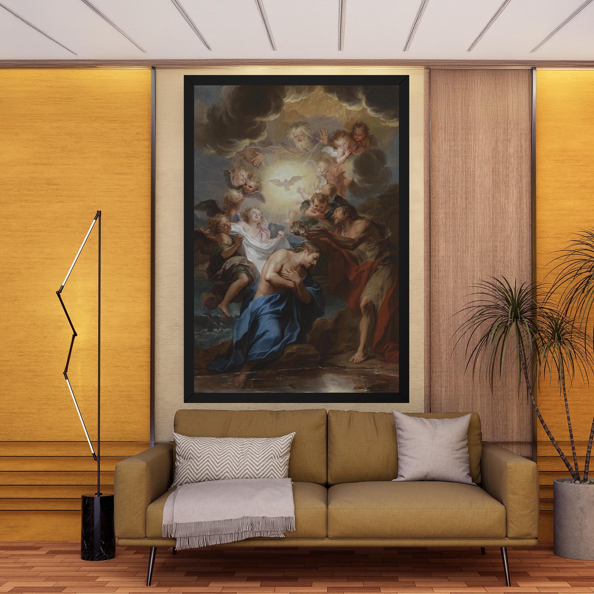 Tablou Canvas Divine Yellow Light mockup 9