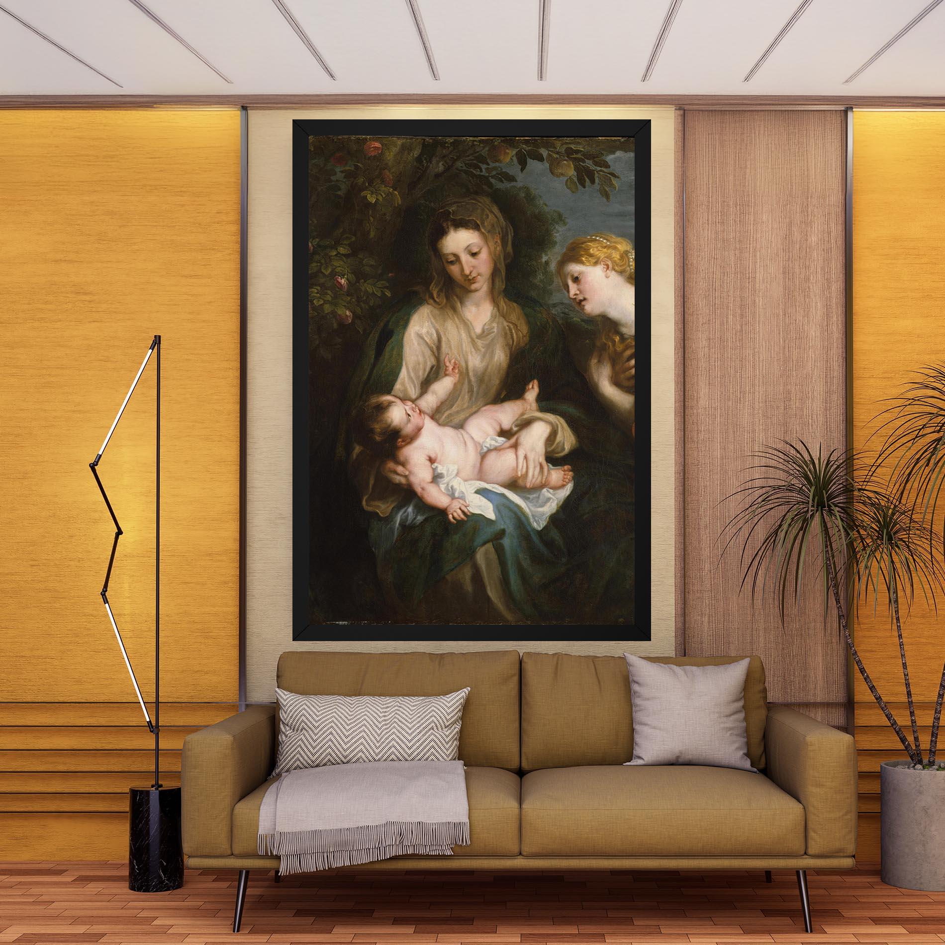 Tablou Canvas Looking At Baby mockup 9