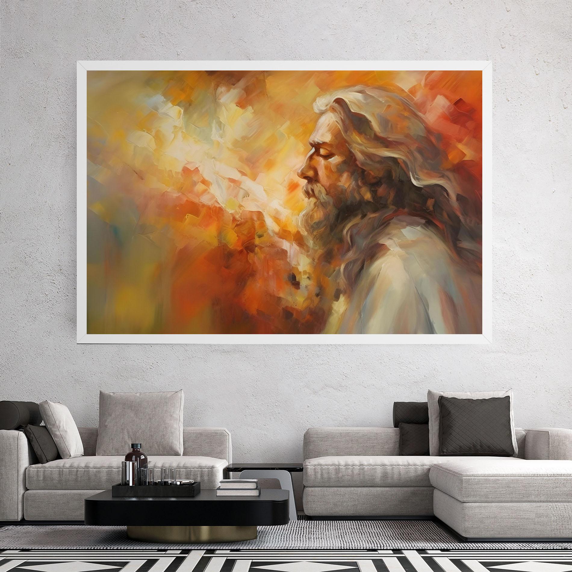 Tablou Canvas Christ Oil Painting mockup 2