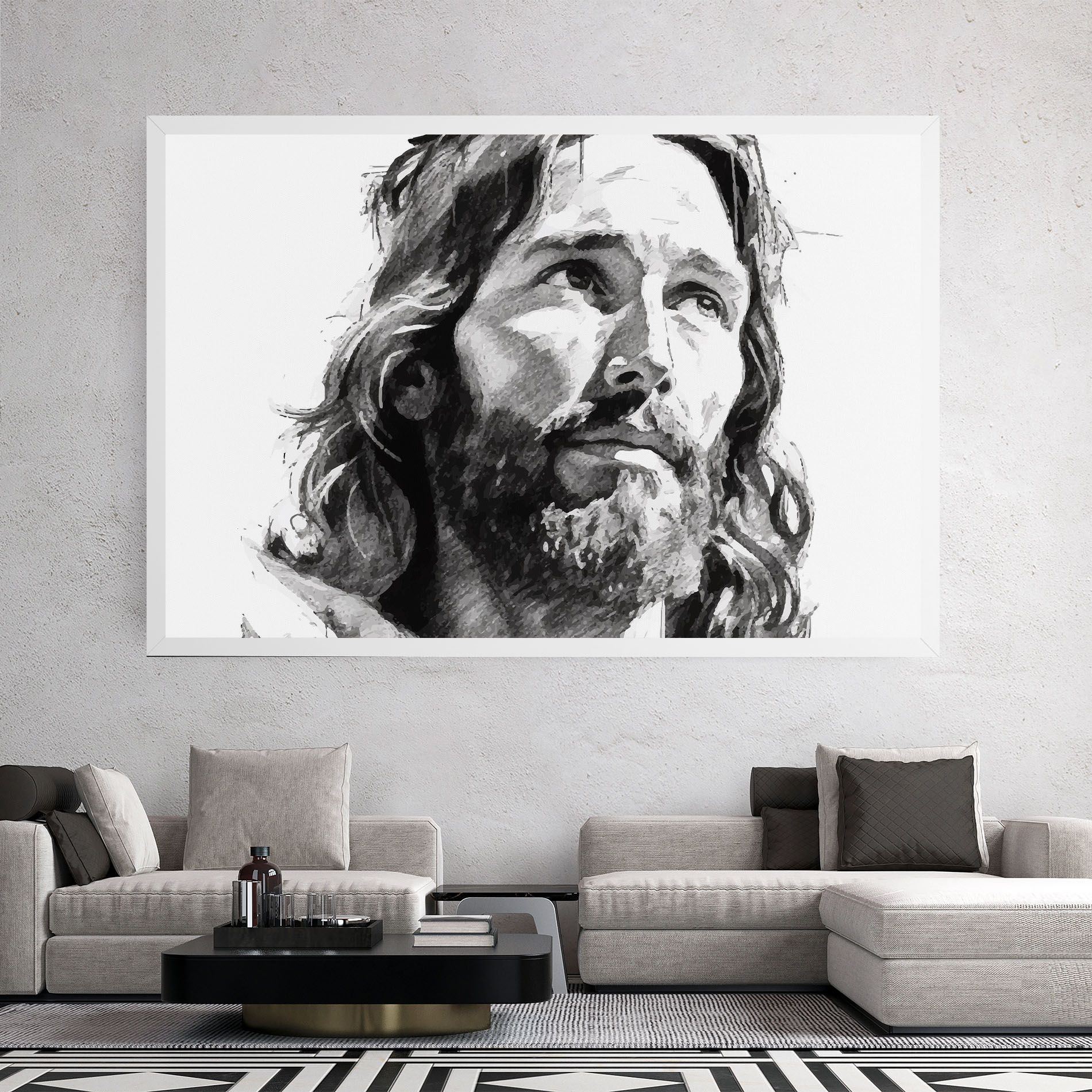 Jesus Drawing mockup 2