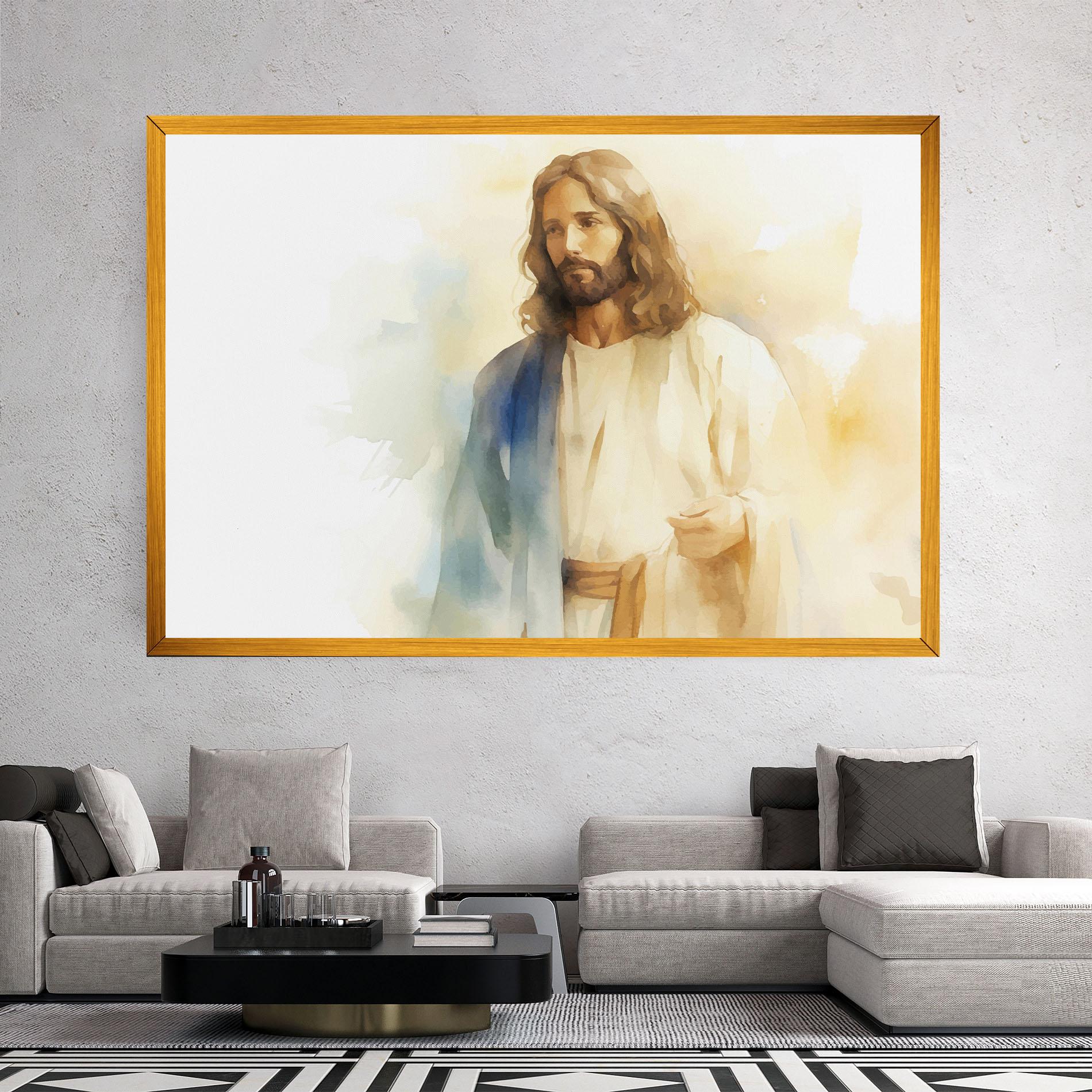 Tablou Canvas Jesus Light Art mockup 2