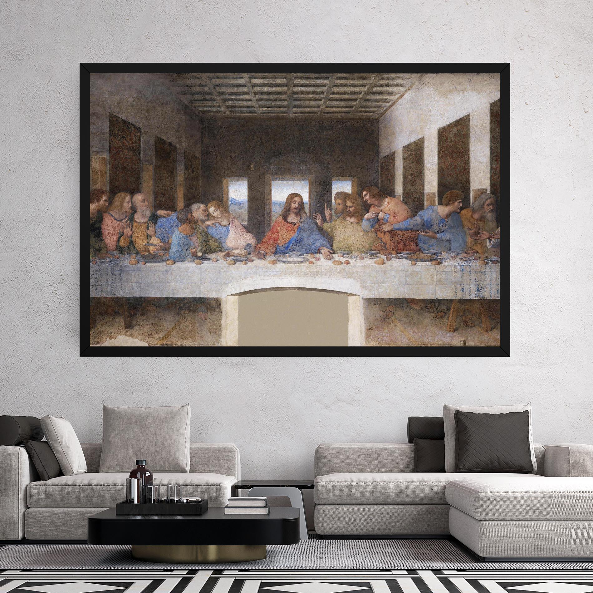Tablou Canvas Jesus Eating mockup 2