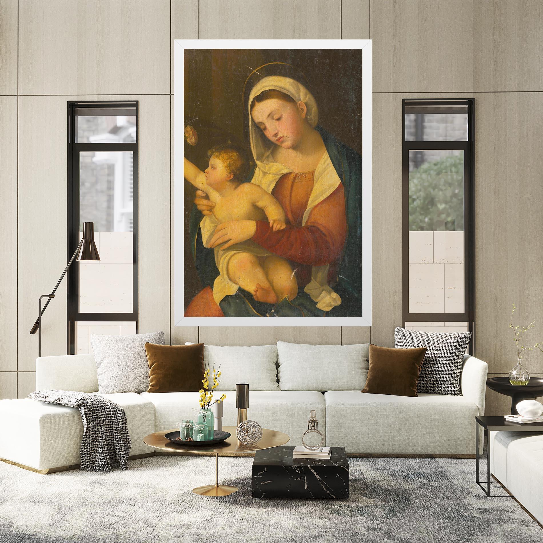 Tablou Canvas Yellow Light Baby mockup 2