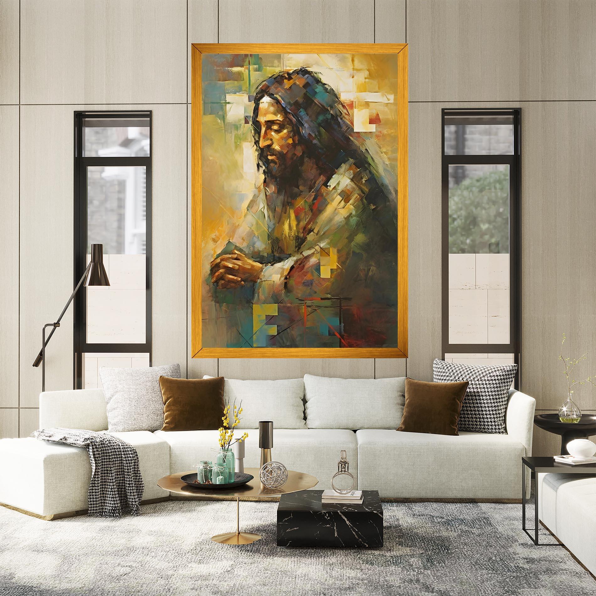 Tablou Canvas Christ Painting Art mockup 2