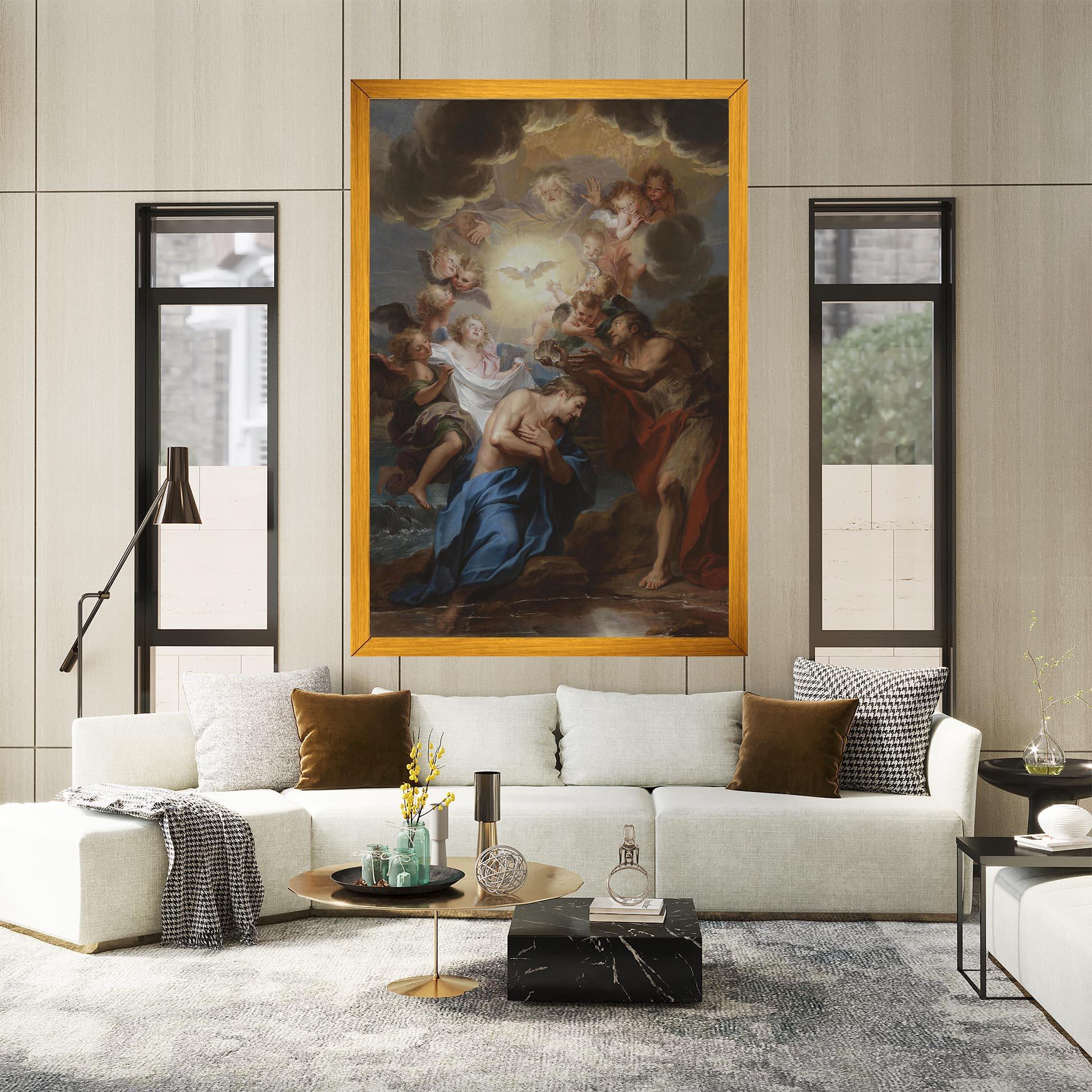 Tablou Canvas Divine Yellow Light mockup 2