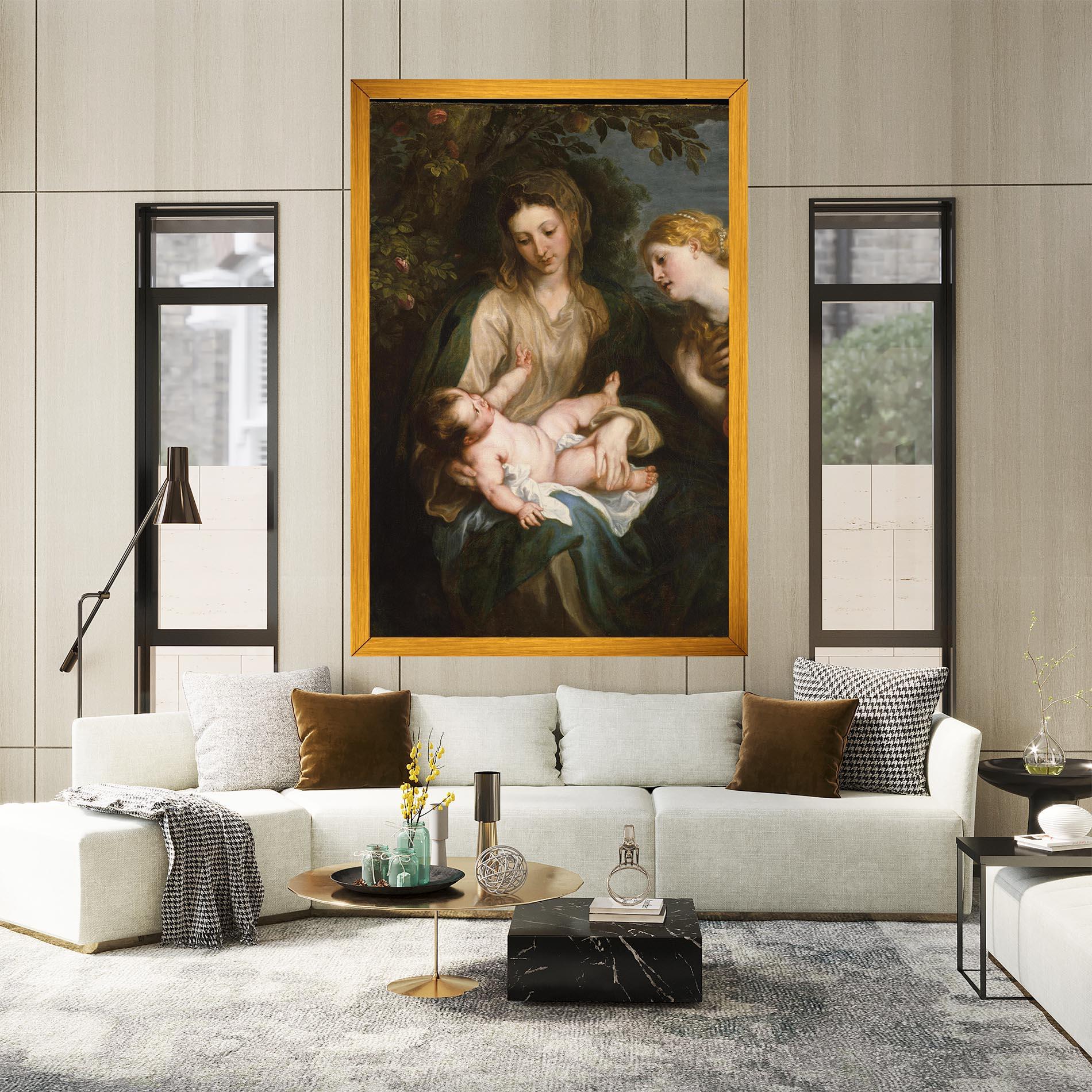 Tablou Canvas Looking At Baby mockup 2