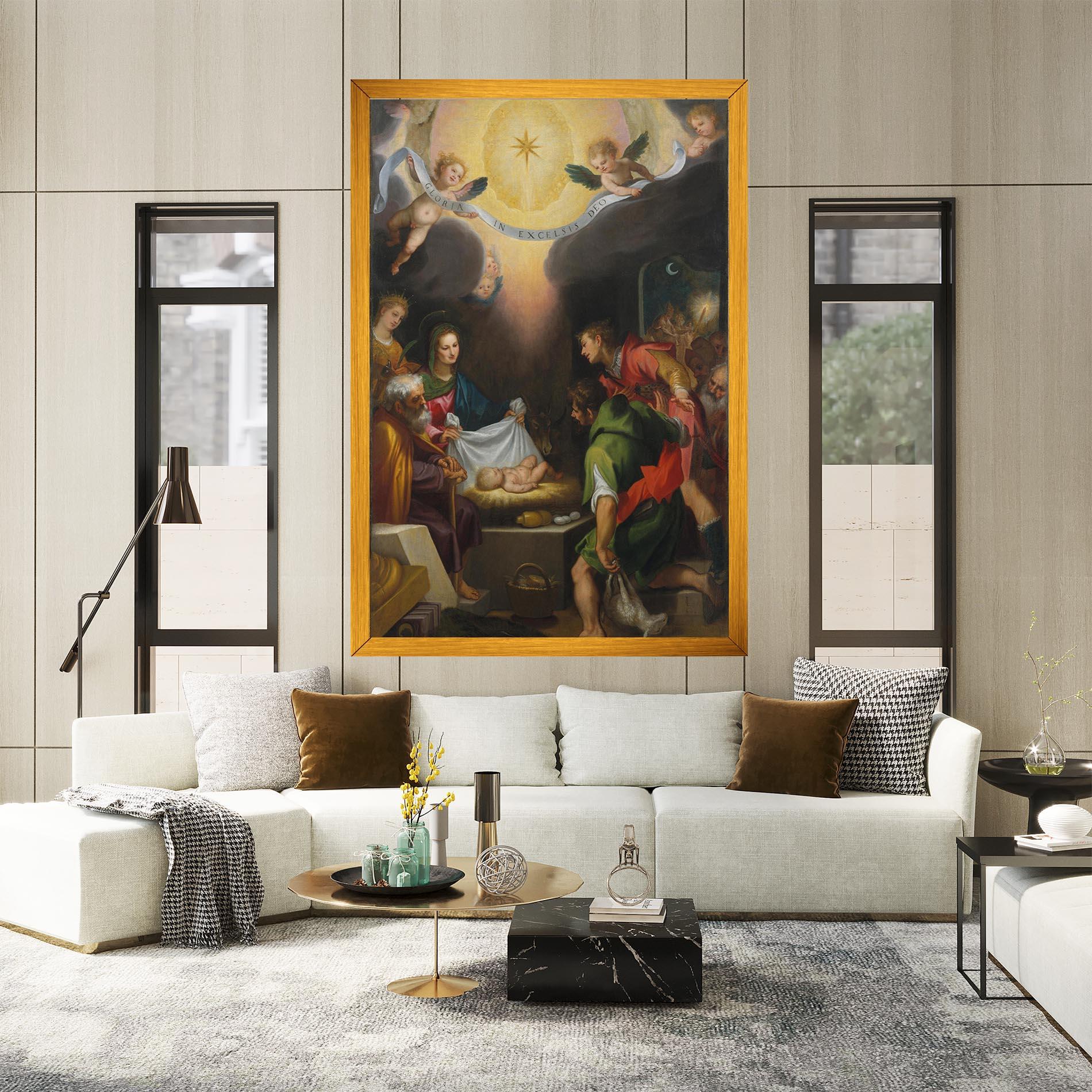 Tablou Canvas Religious Baby View mockup 2