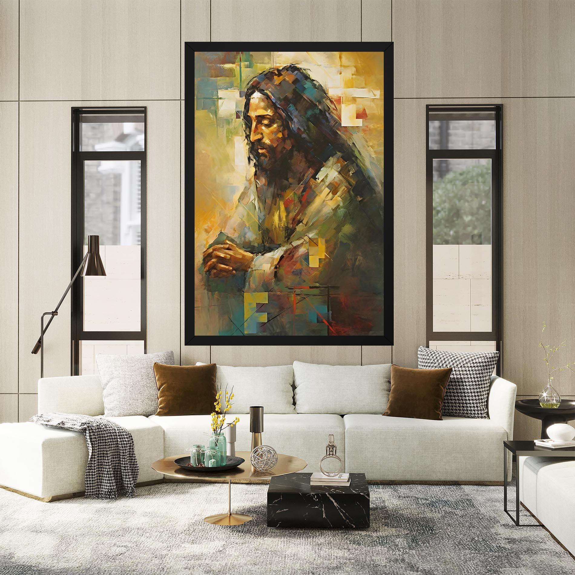 Tablou Canvas Christ Painting Art mockup 2