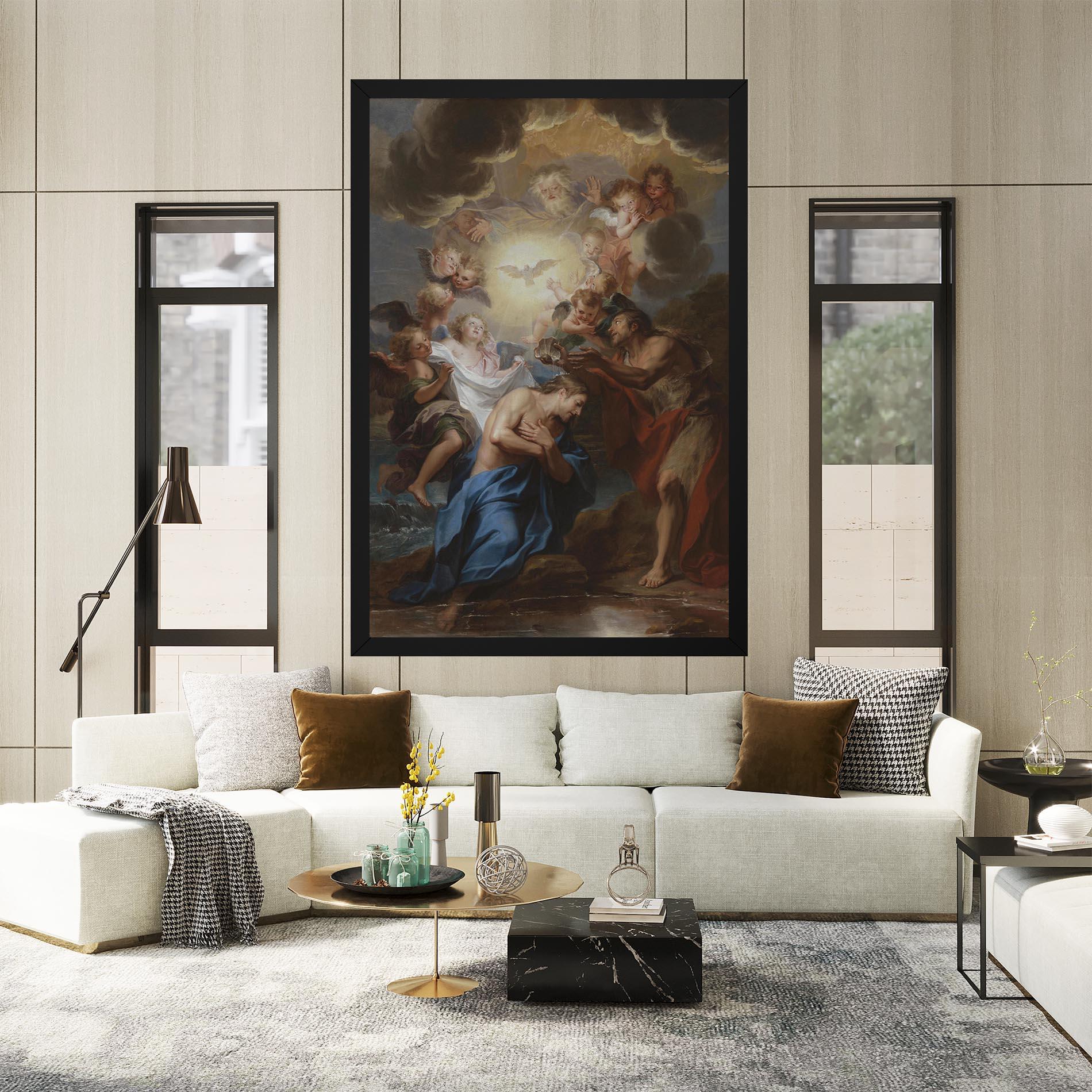 Tablou Canvas Divine Yellow Light mockup 2