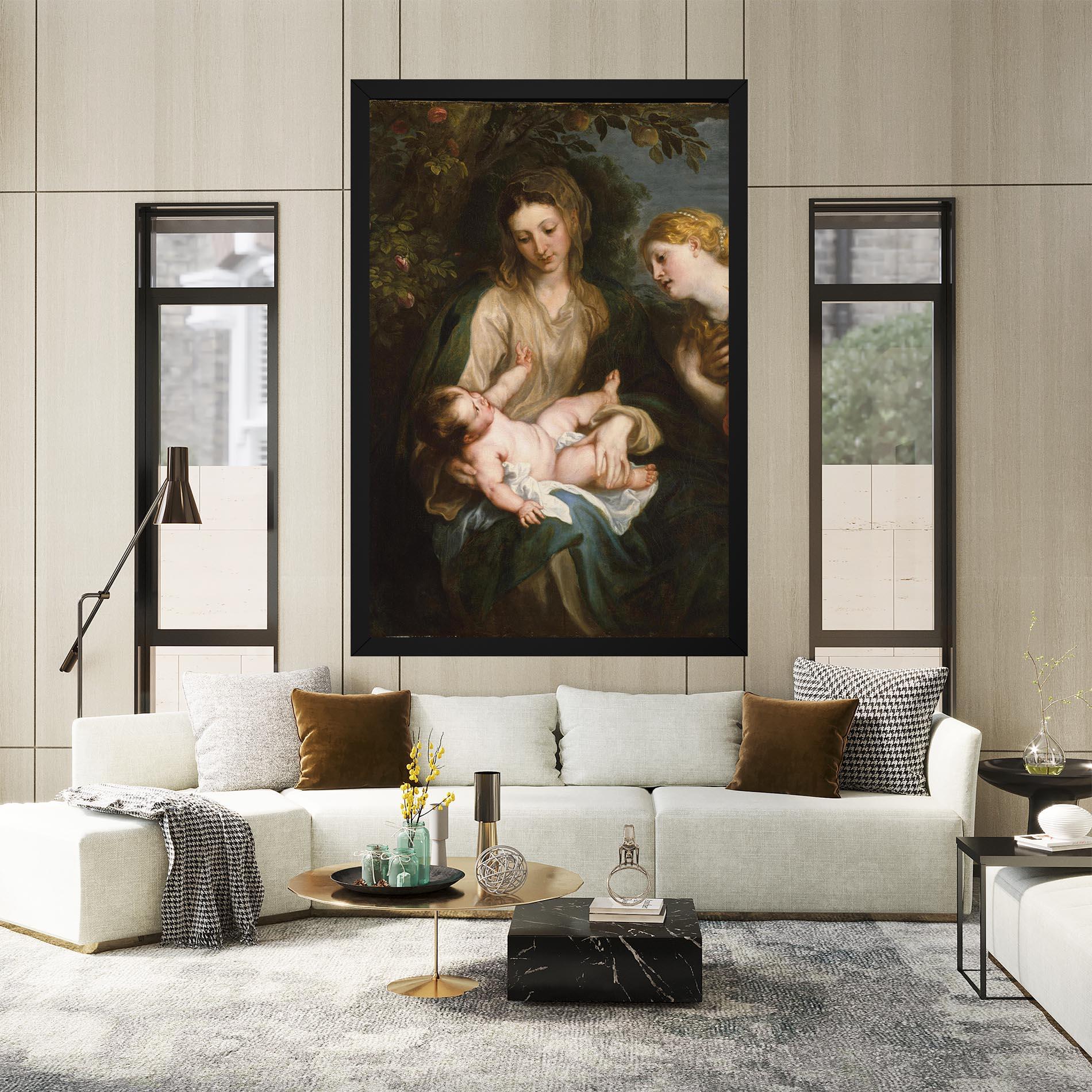 Tablou Canvas Looking At Baby mockup 2