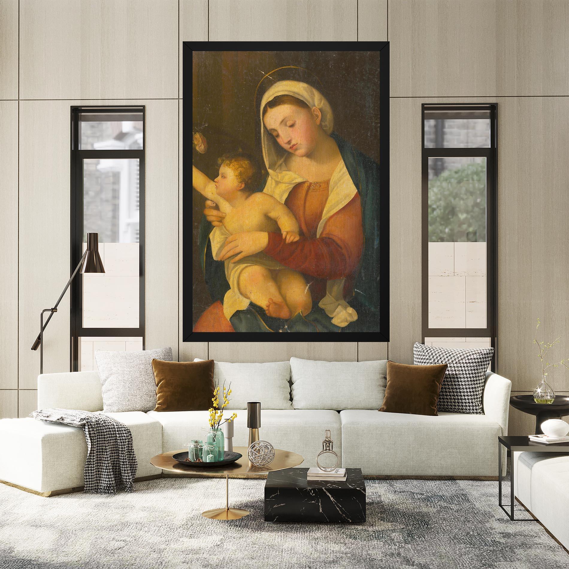 Tablou Canvas Yellow Light Baby mockup 2