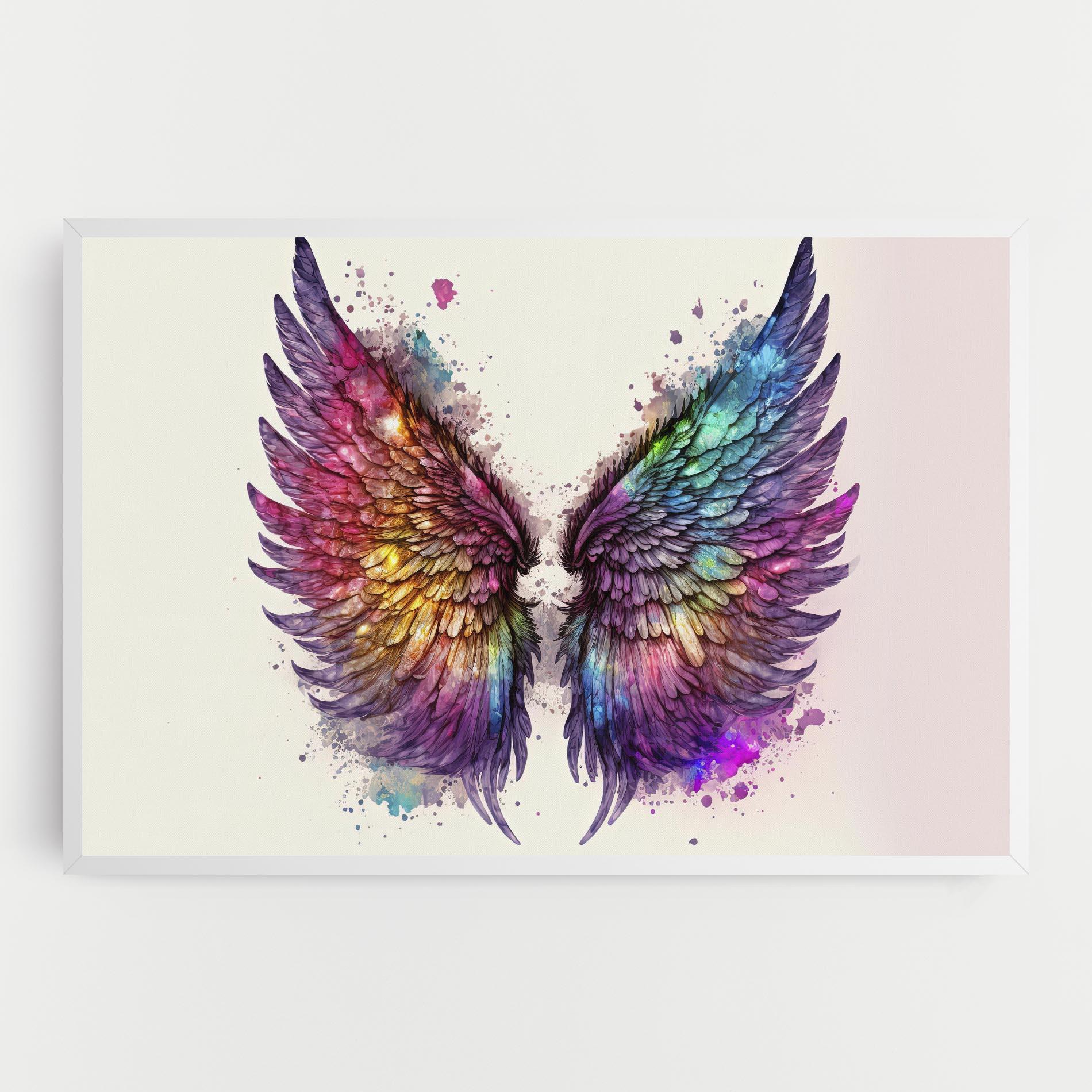Tablou Canvas Magic Watercolor Wings mockup 0