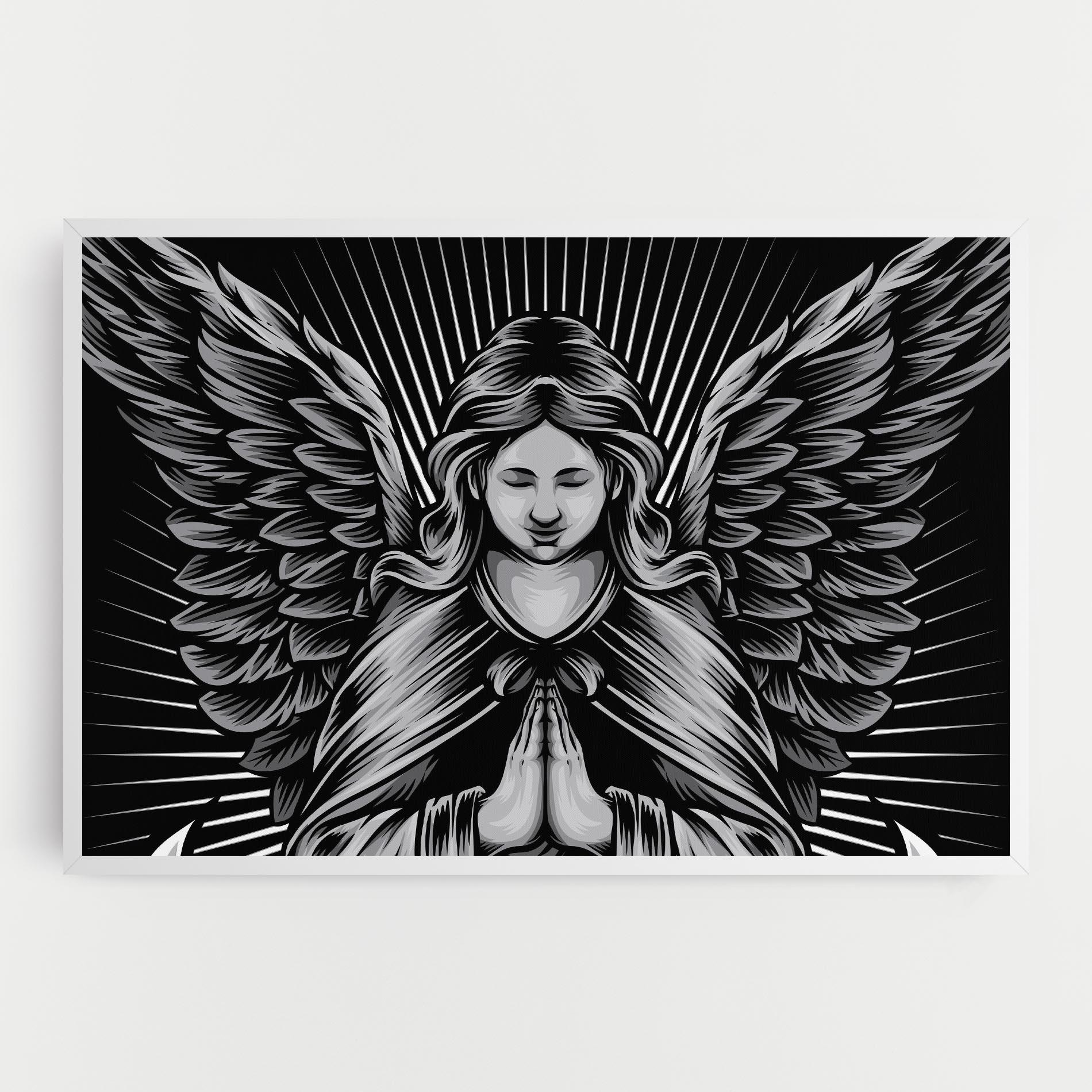 Tablou Canvas Wings Pray mockup 0