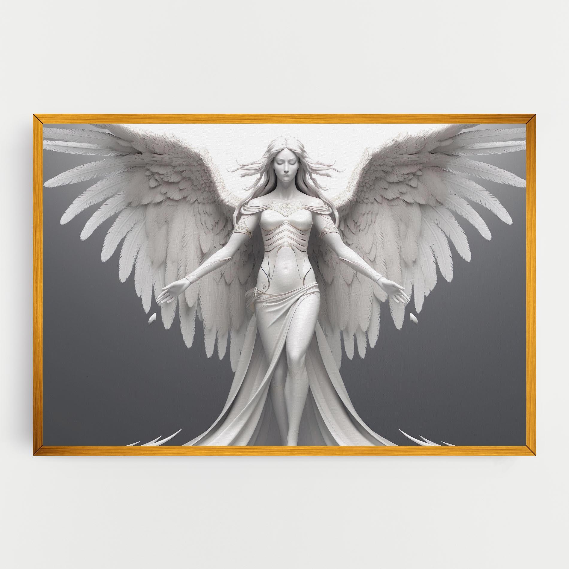 Tablou Canvas White Stone Woman mockup 0