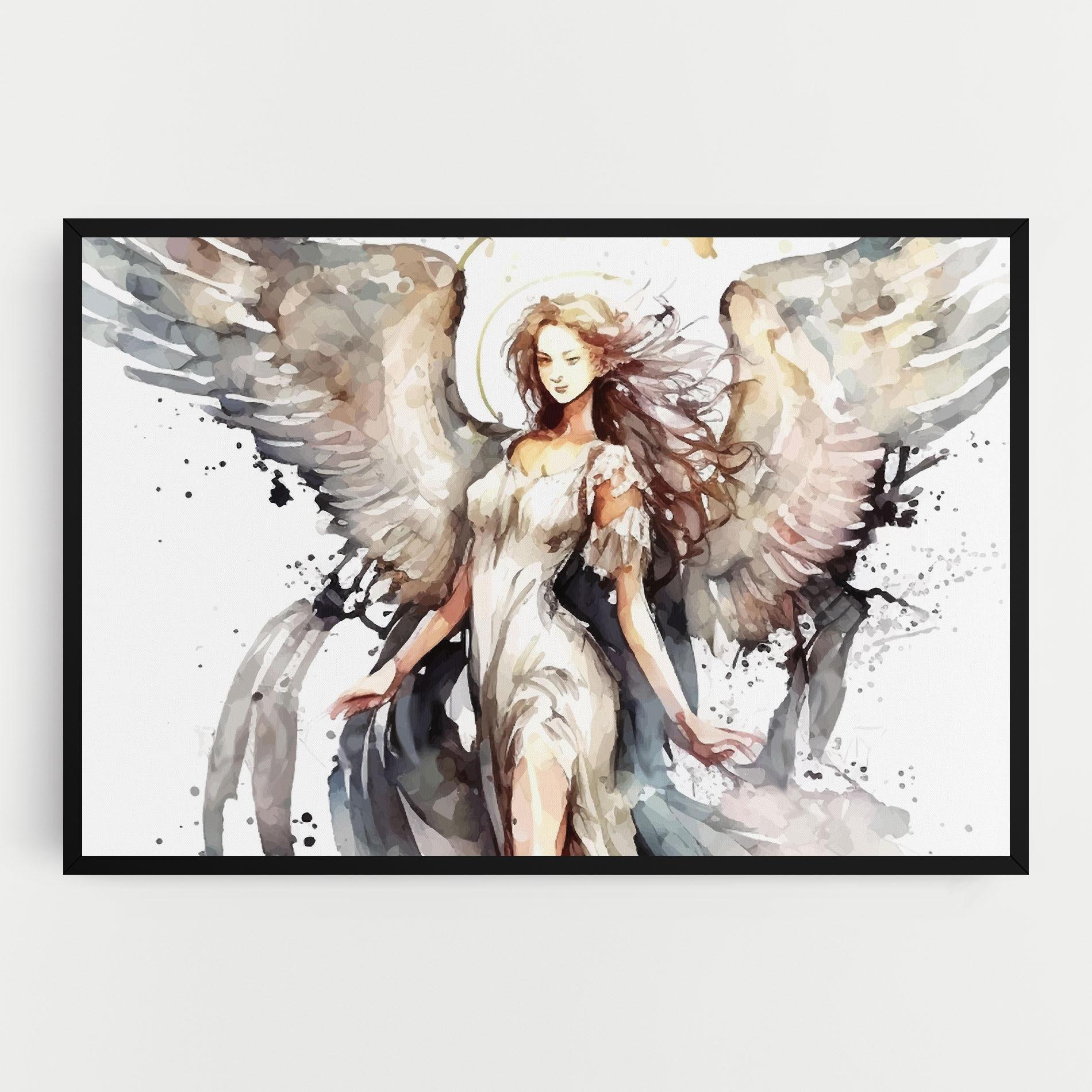 Tablou Canvas Angel Lady mockup 0