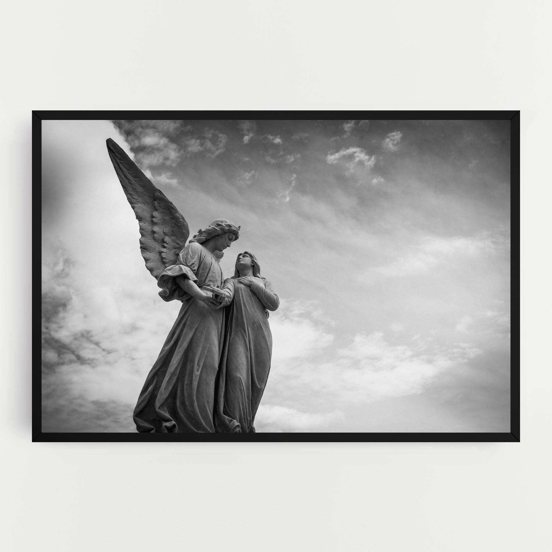 Tablou Canvas Grey Stone Angels mockup 0