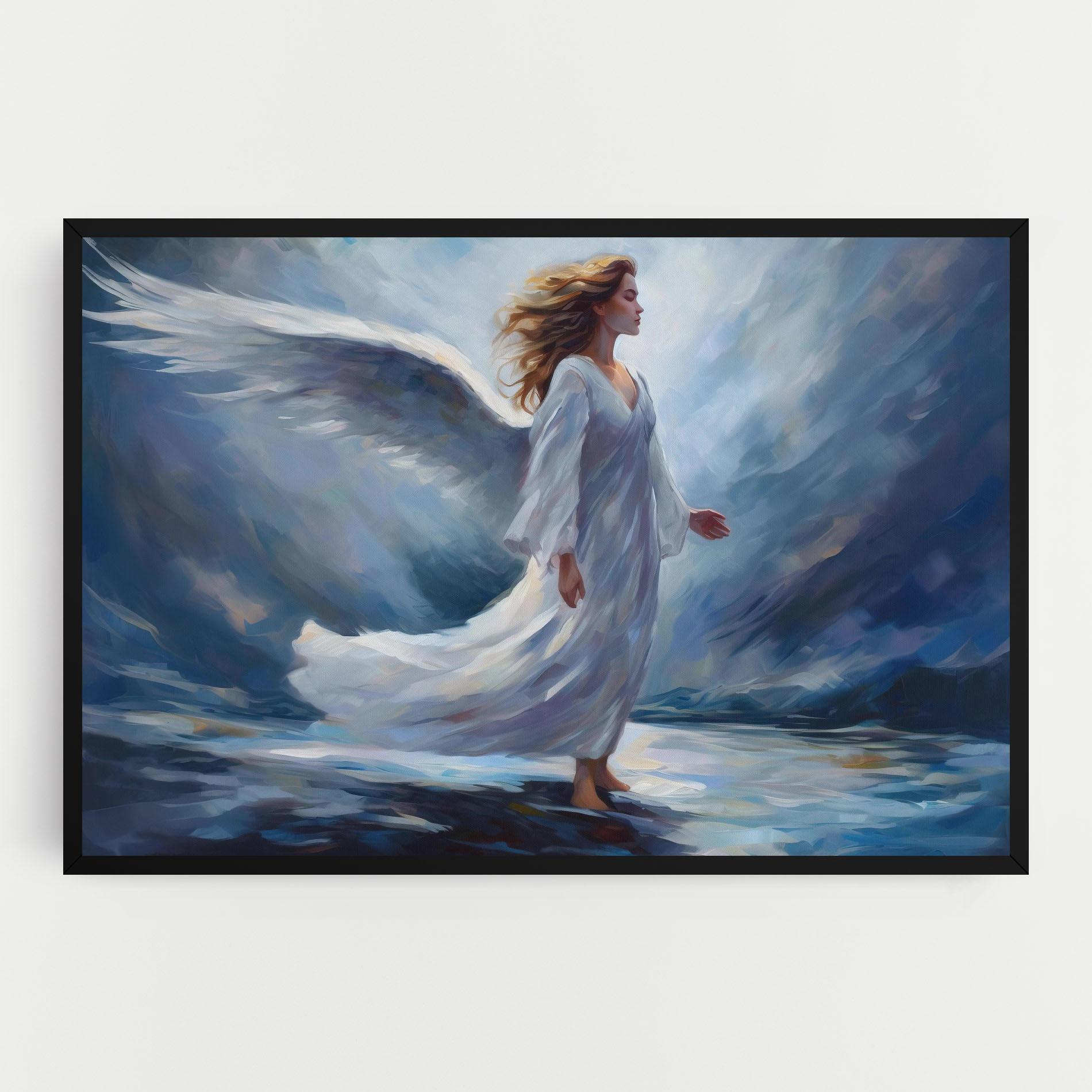 Tablou Canvas Wind Angel Woman mockup 0