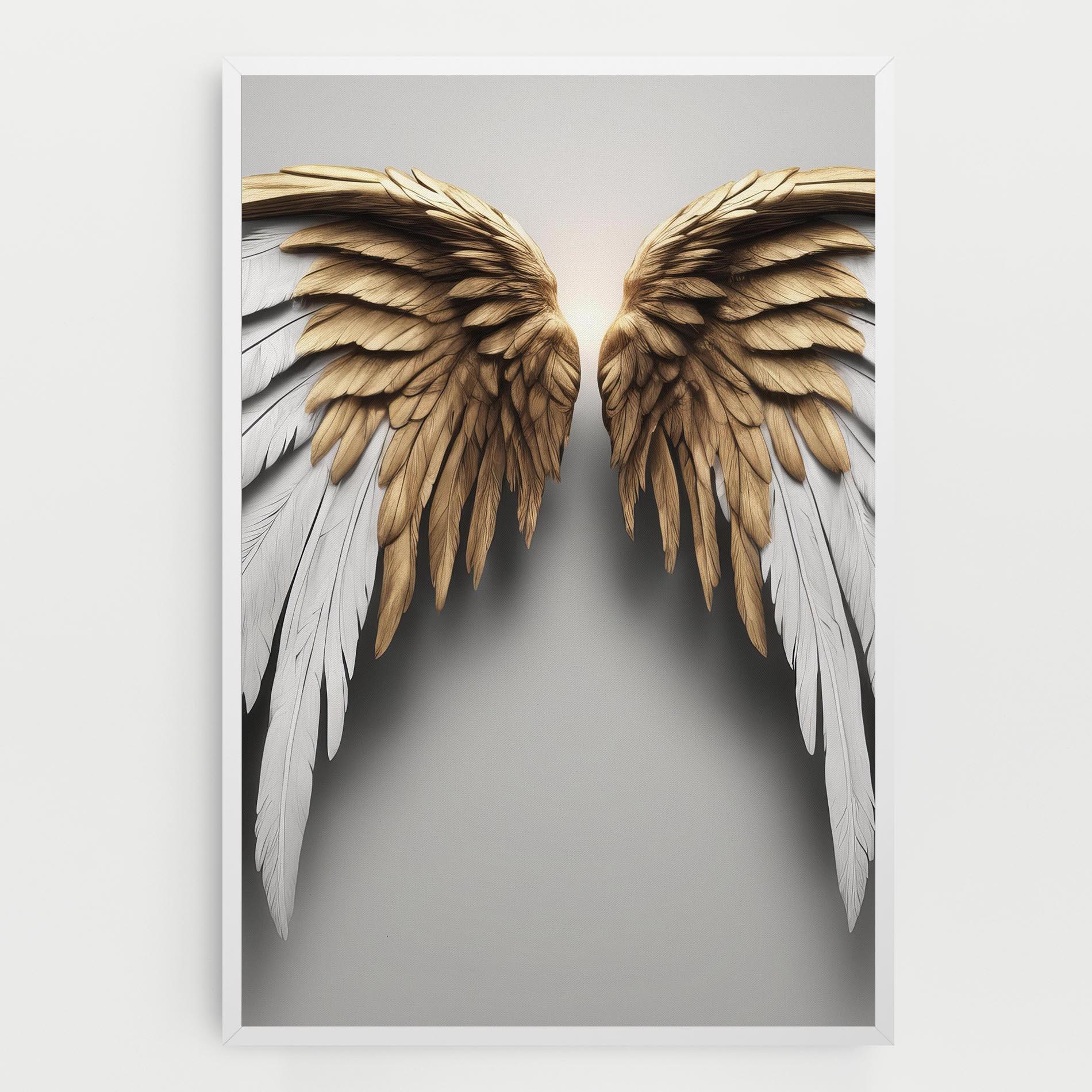 Tablou Canvas Realistic Angel Wings mockup 0