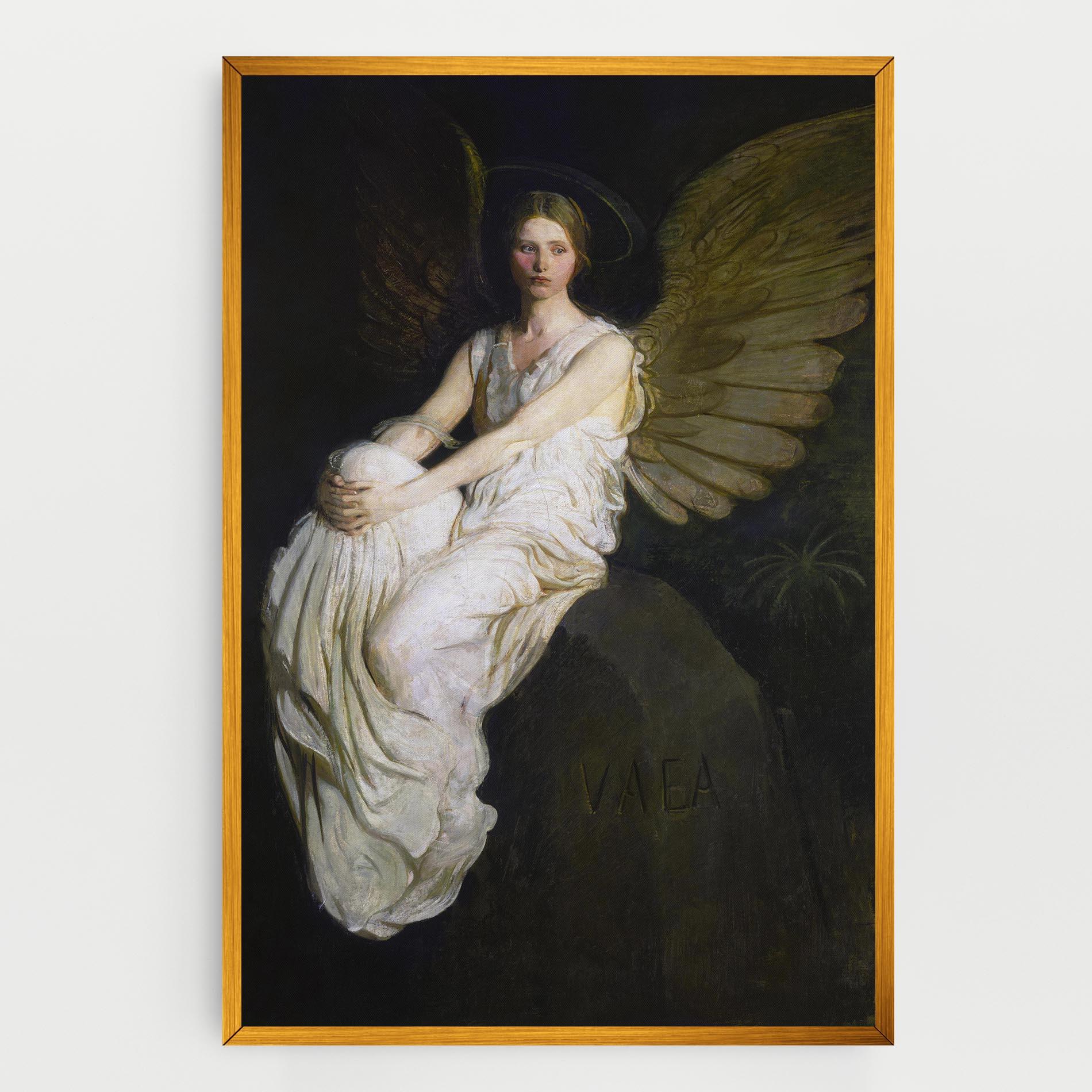 Tablou Canvas Angel Thinking mockup 0