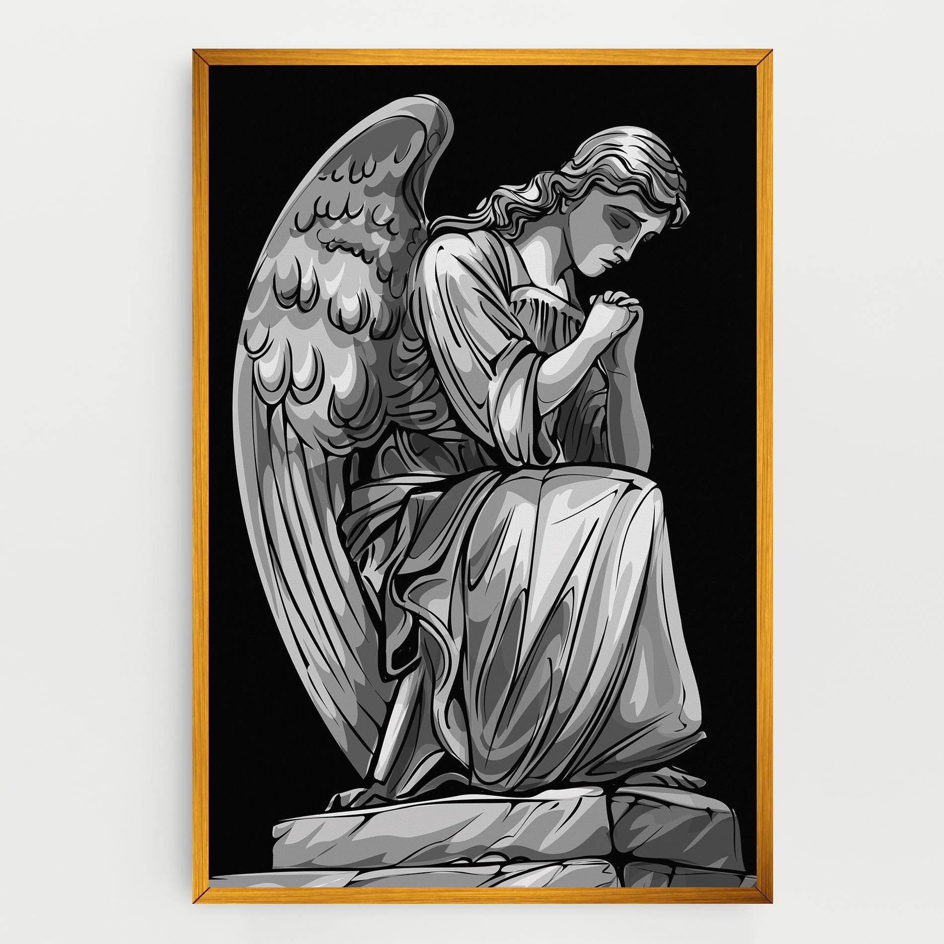 Tablou Canvas Pray Angel mockup 0