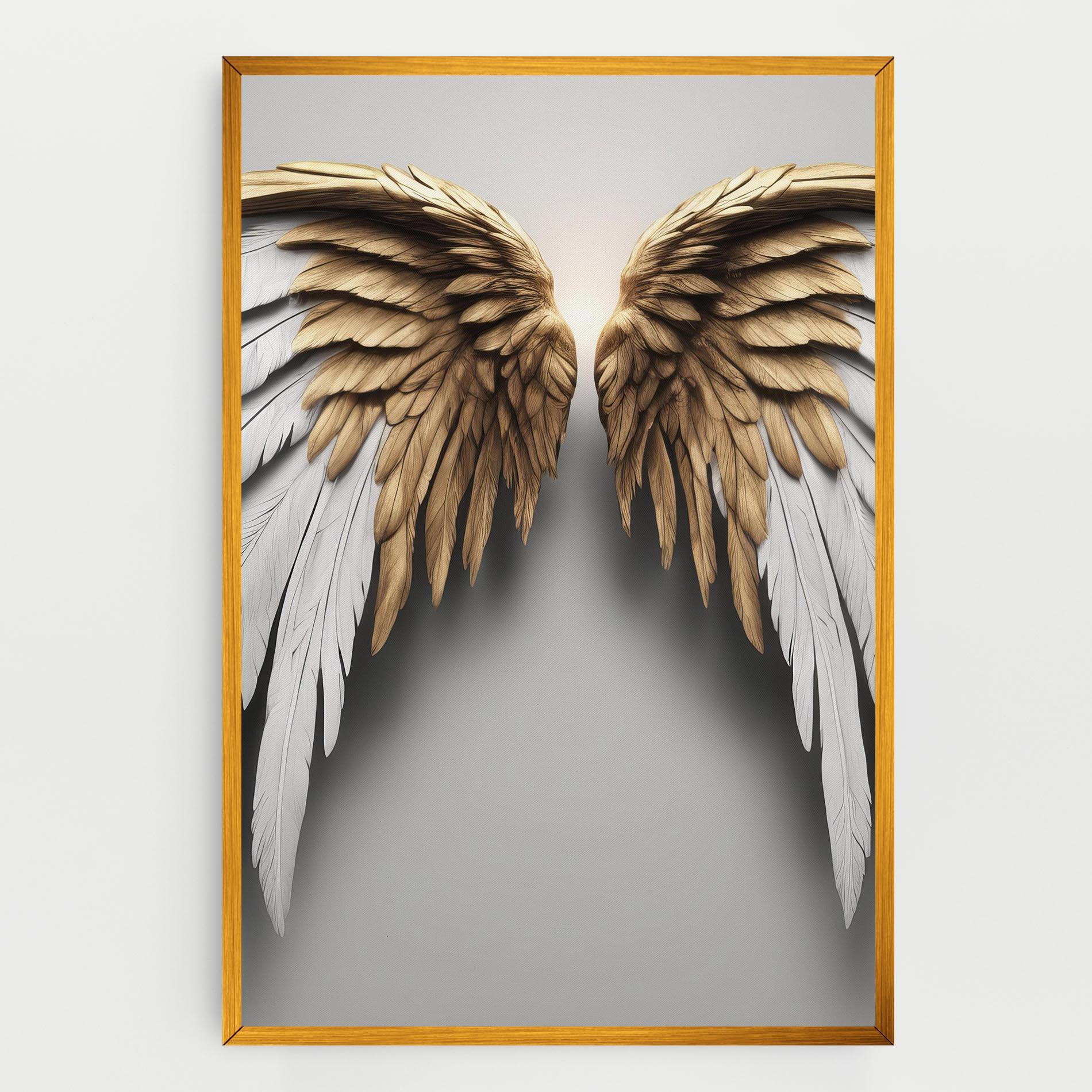 Tablou Canvas Realistic Angel Wings mockup 0