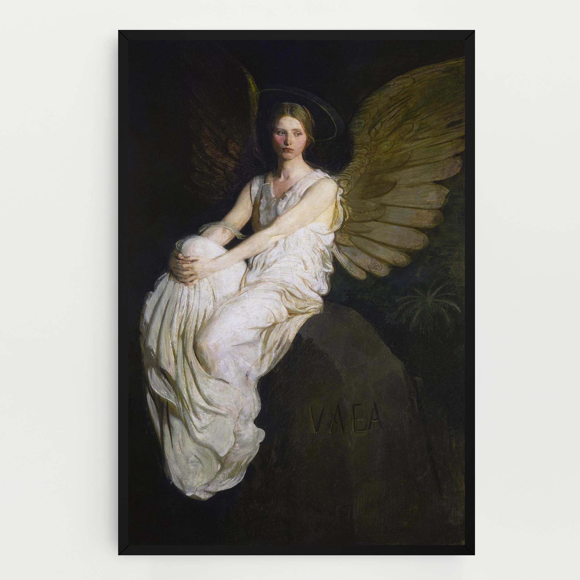 Tablou Canvas Angel Thinking mockup 0