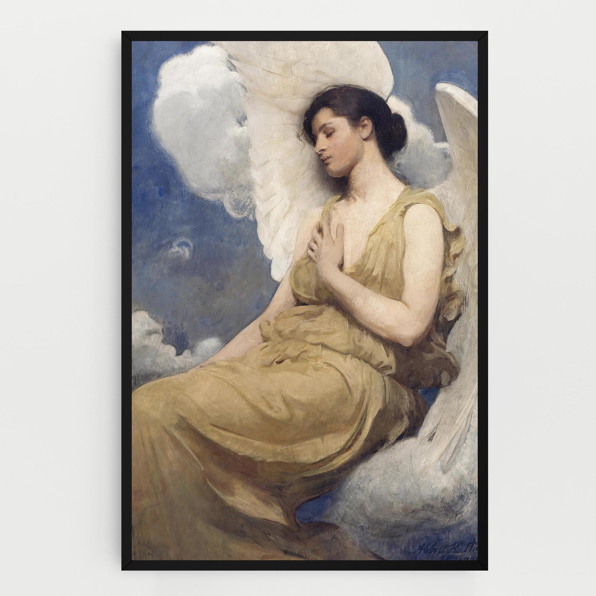 Tablou Canvas Angel Woman Painting mockup 0